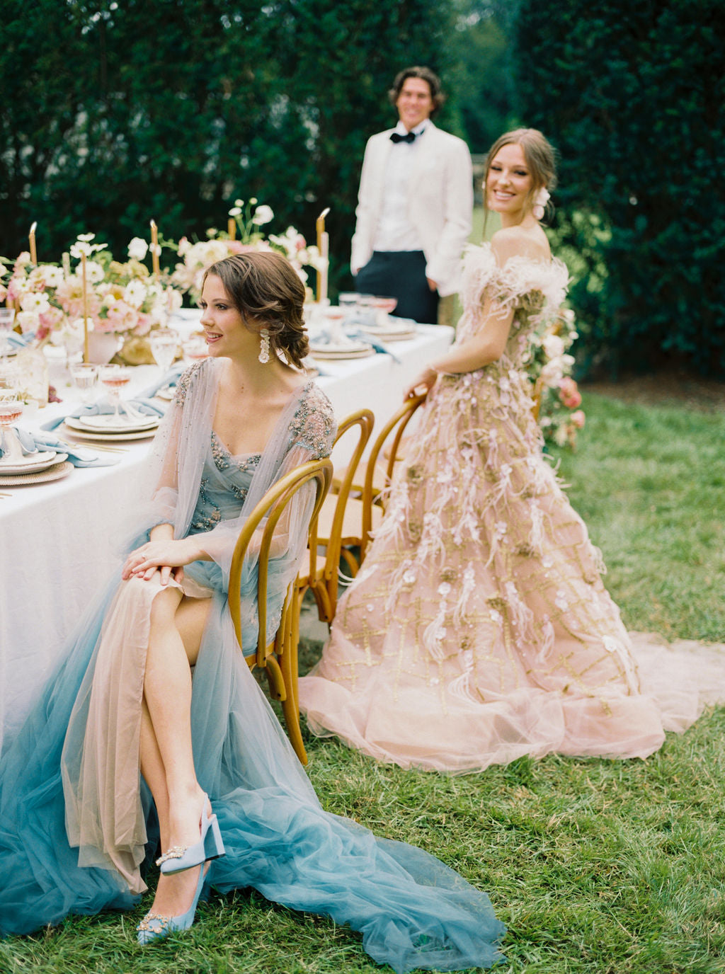 Emma pumps 80mm cian suede