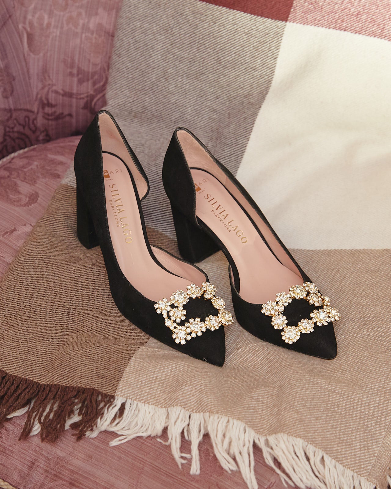 Athena pumps 85mm black suede