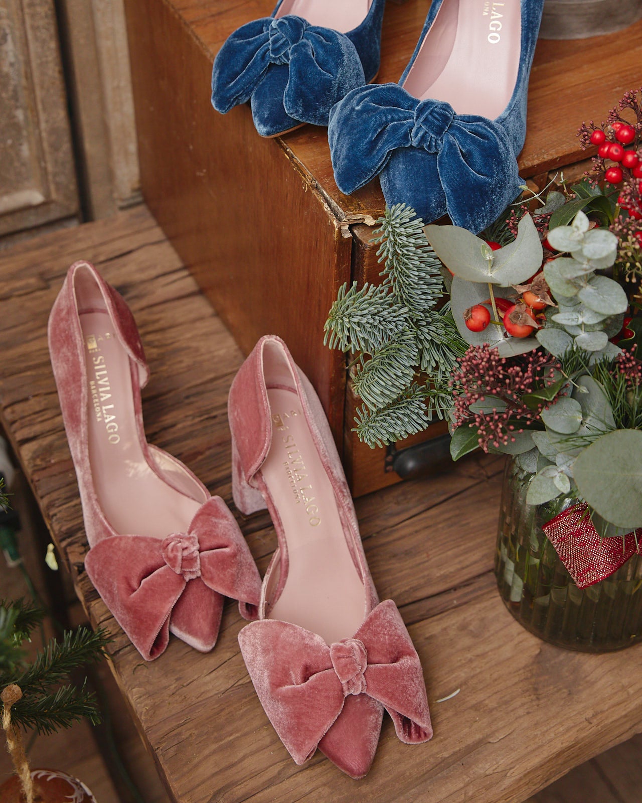 Lady Valentina pumps 85mm ballet velvet