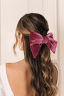 Lucia hair bow blossom velvet