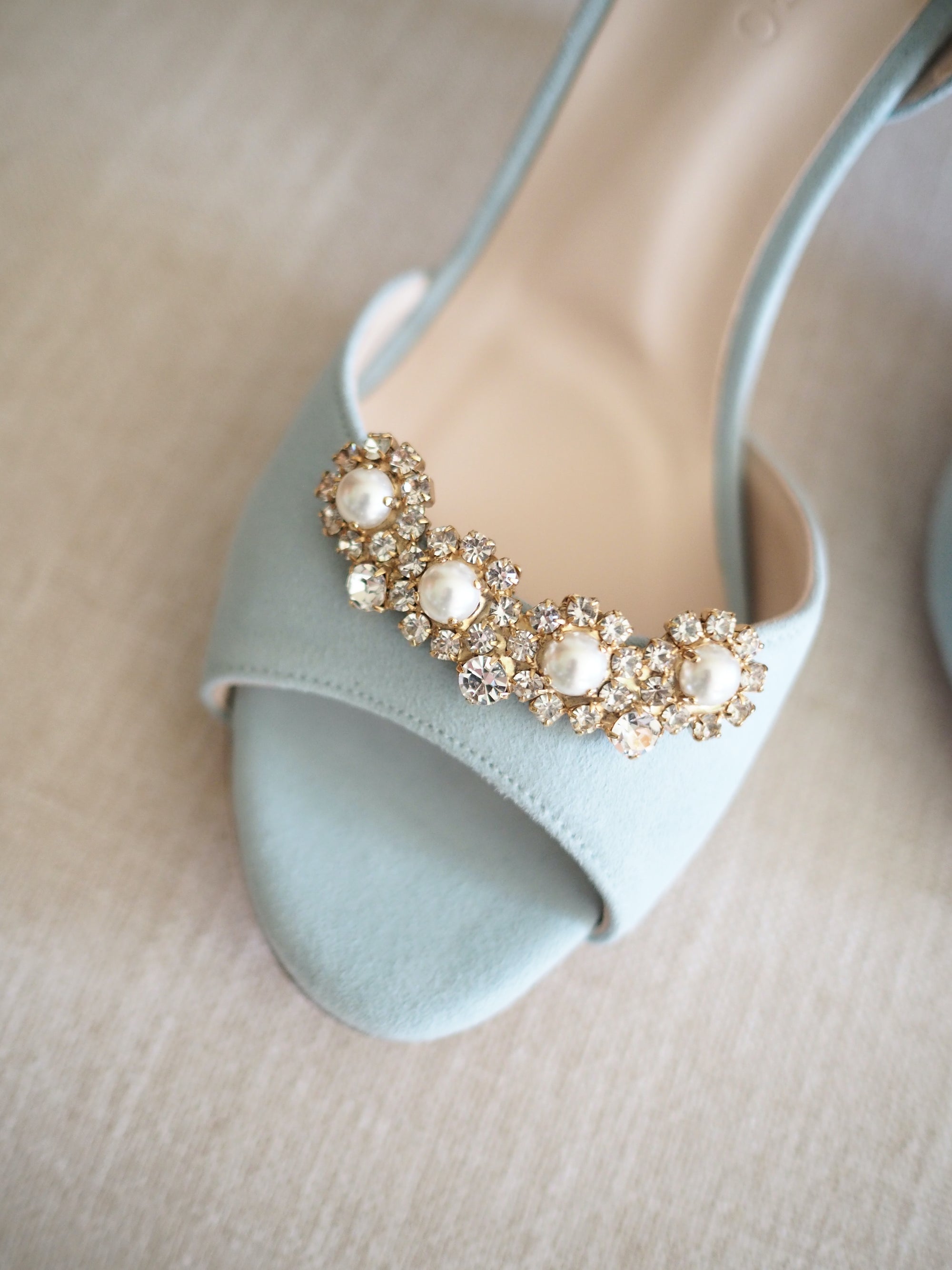 Lady Lilibet sandals 85mm cielo suede - The Archive