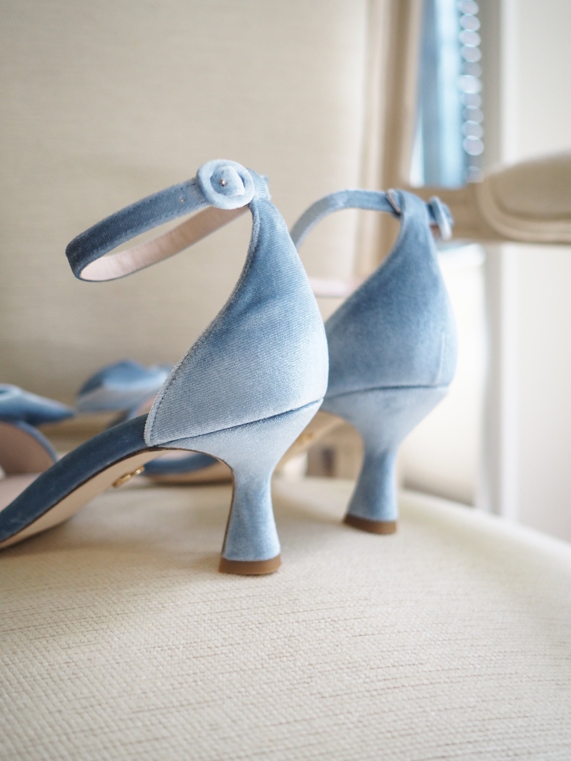 Lady Alexandra sandals 50mm parisian velvet