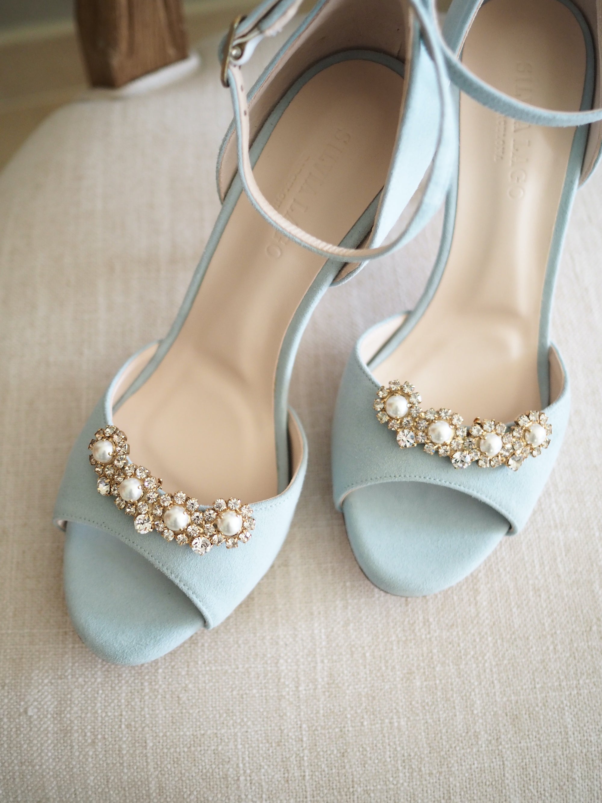 Lady Lilibet sandals 85mm cielo suede - The Archive