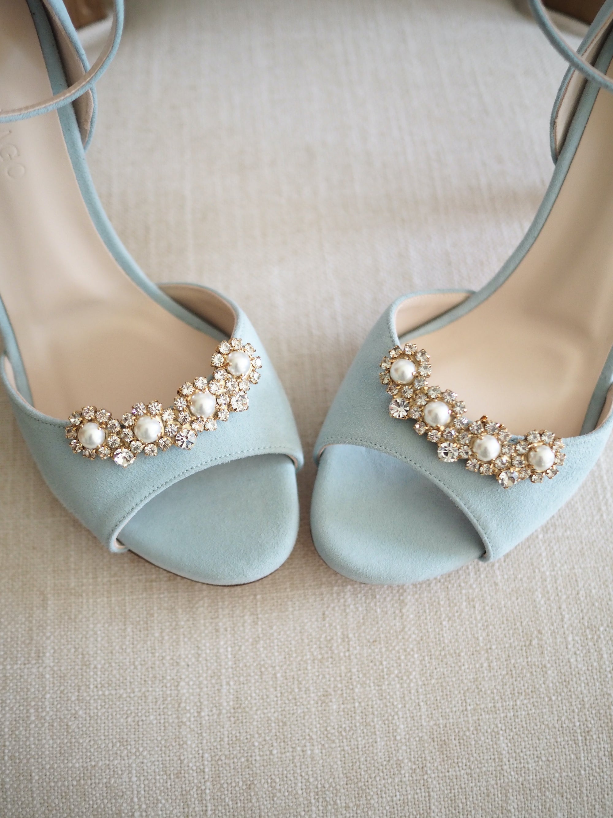 Lady Lilibet sandals 85mm cielo suede - The Archive