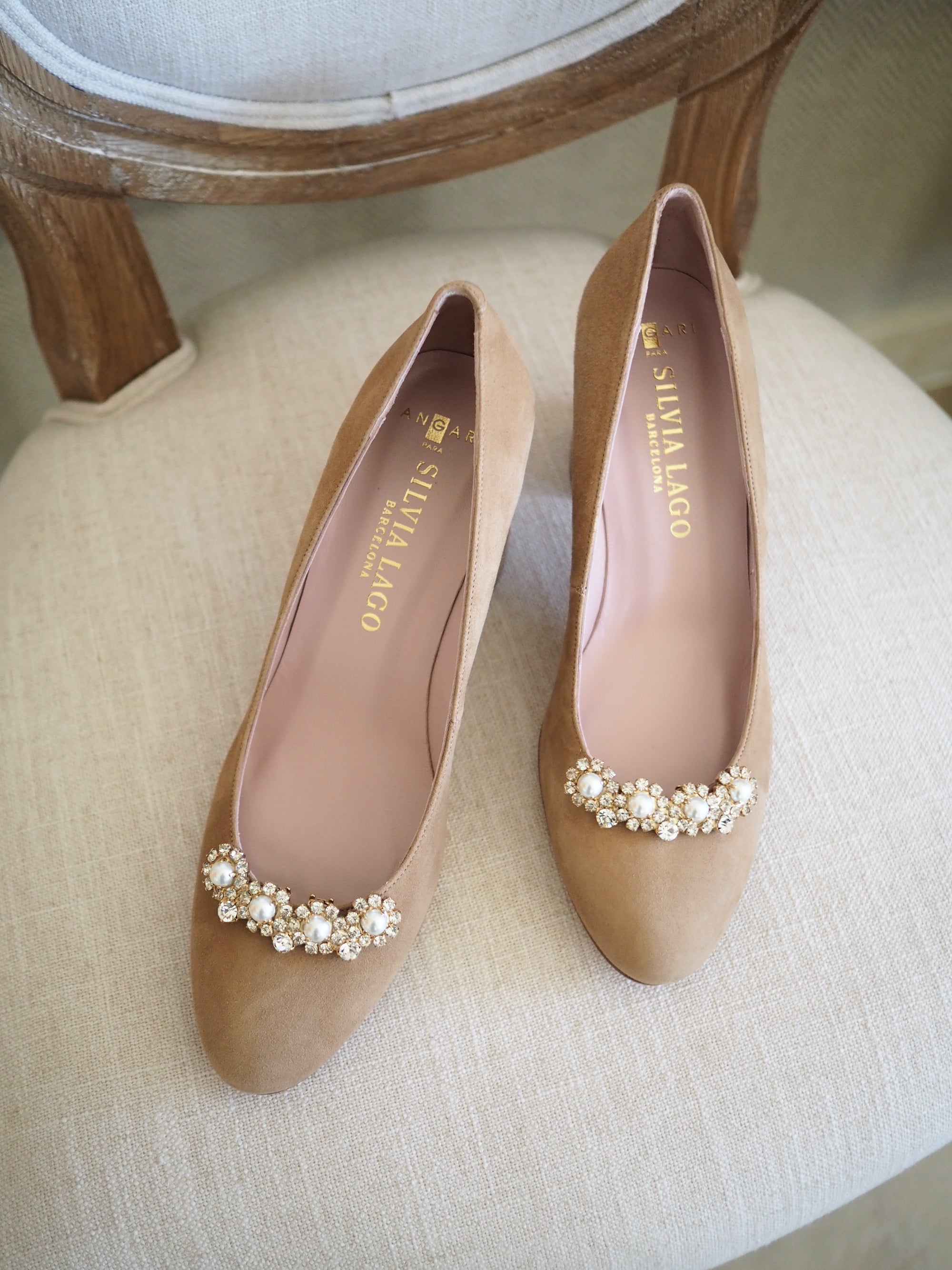 Lady Elisa pumps 60 honey suede - The Archive