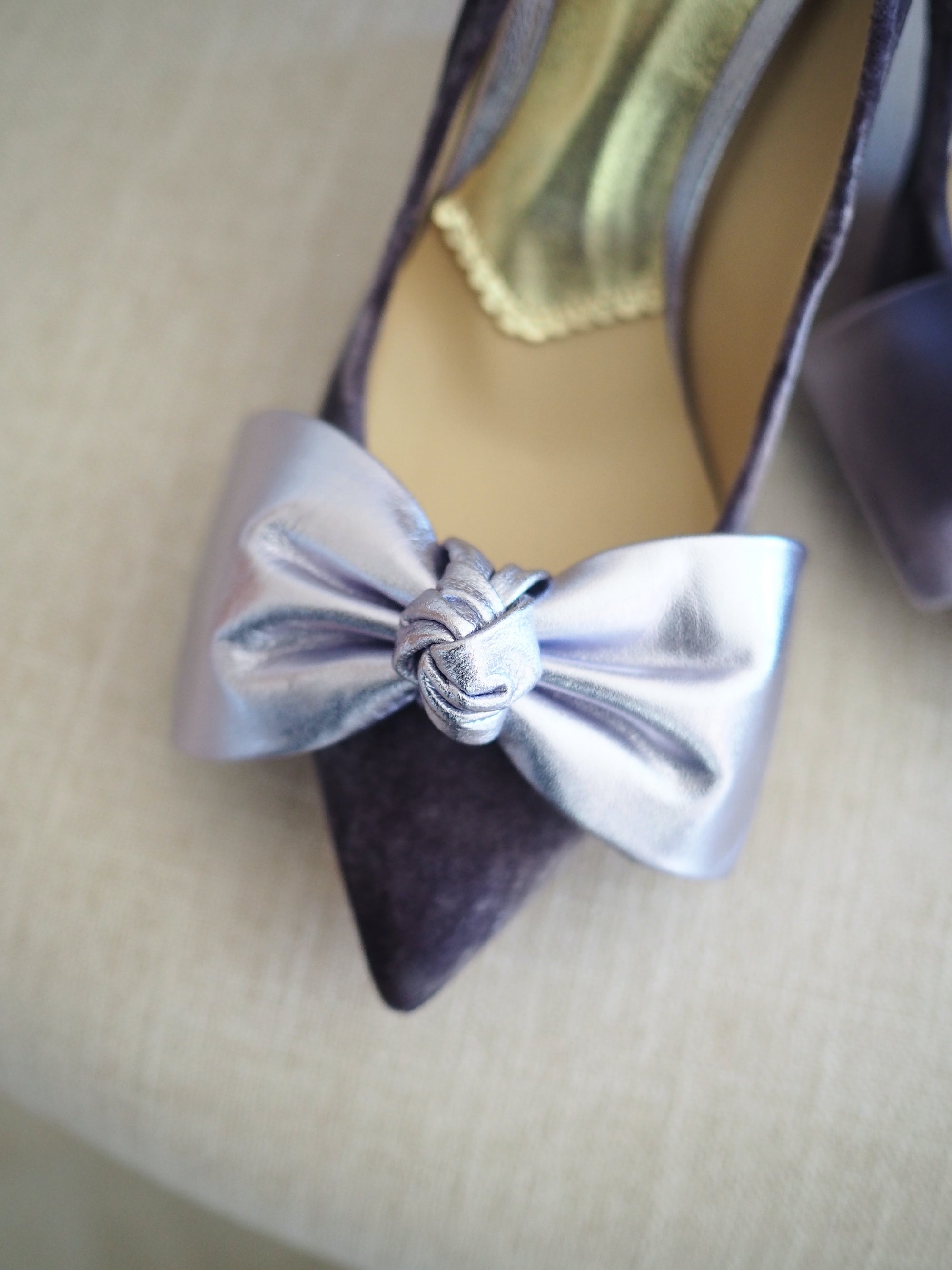 Violeta pumps 100mm purple velvet