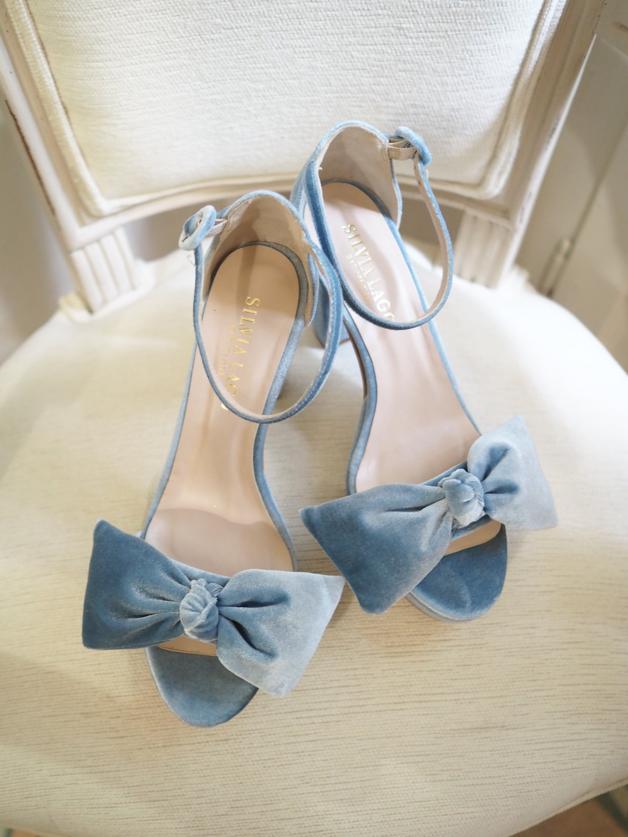 Lady Allet sandals 100mm plateau parisian velvet - The Archive