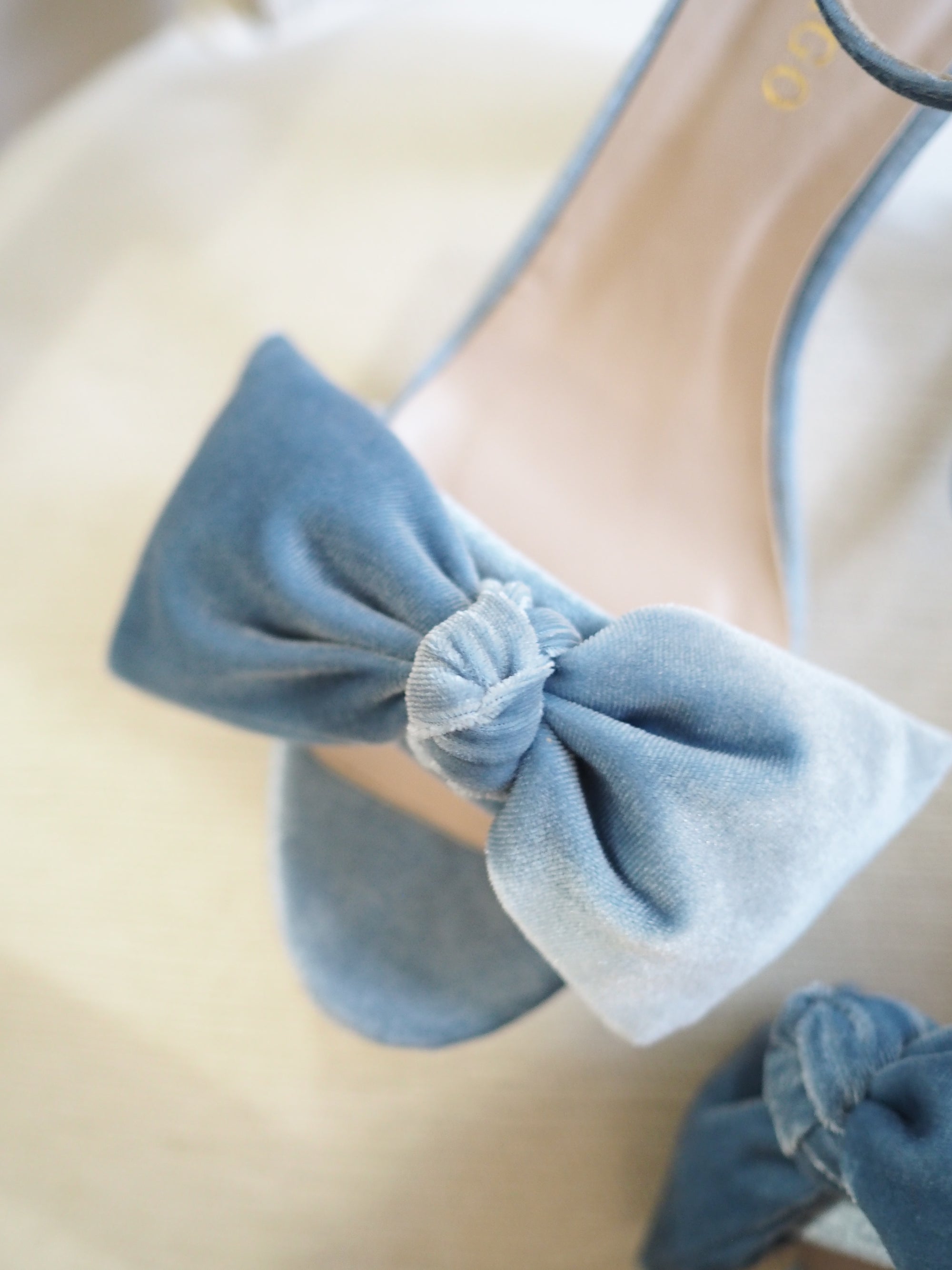 Lady Allet sandals 100mm plateau parisian velvet - The Archive