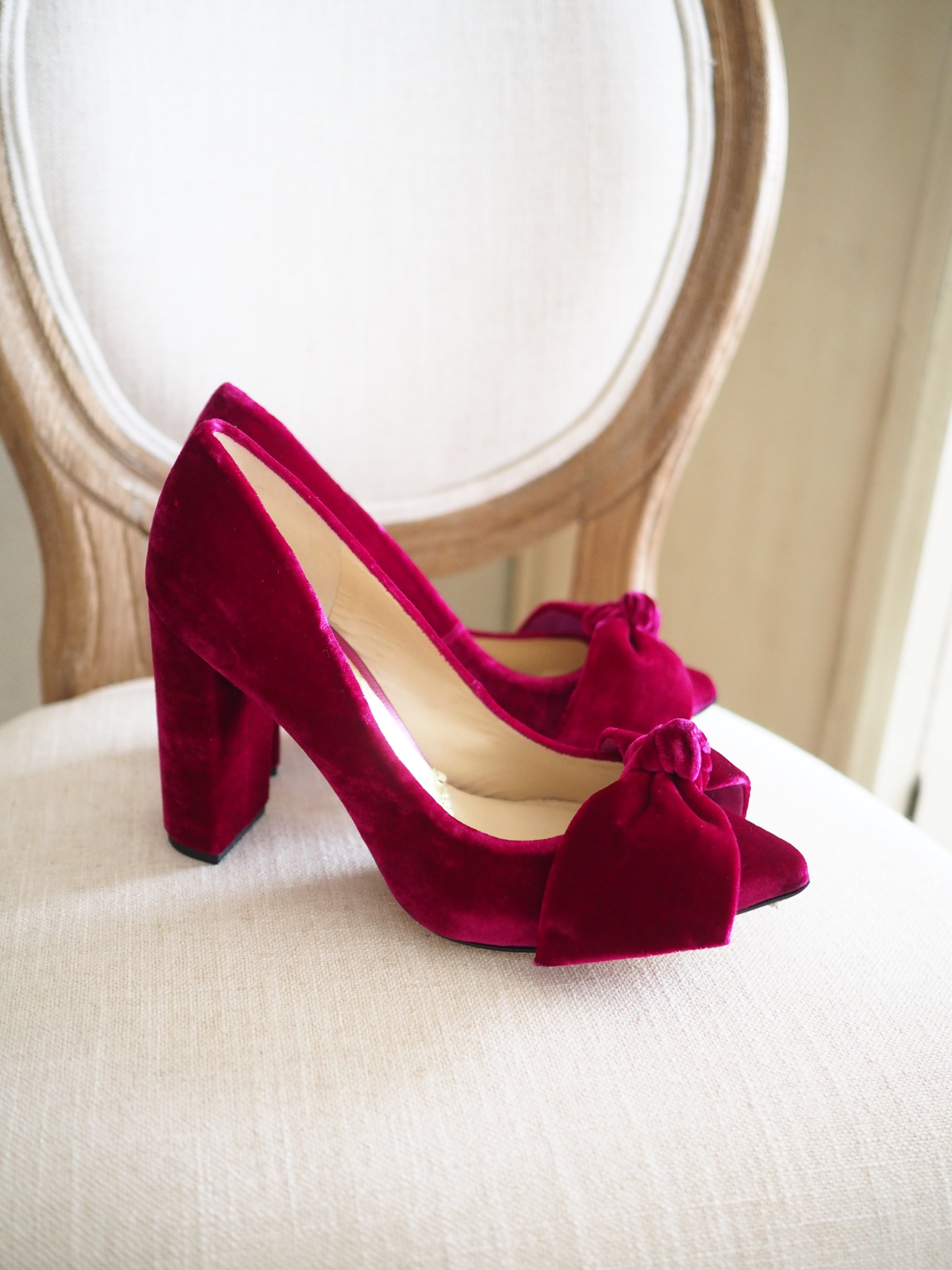Violeta pumps 100mm bloom velvet