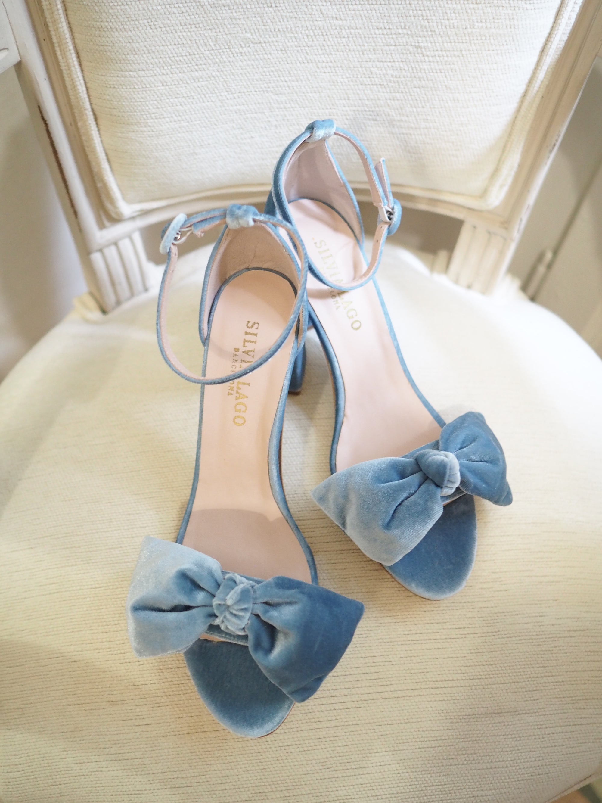 Lady Allet sandals 70mm parisian velvet - The Archive