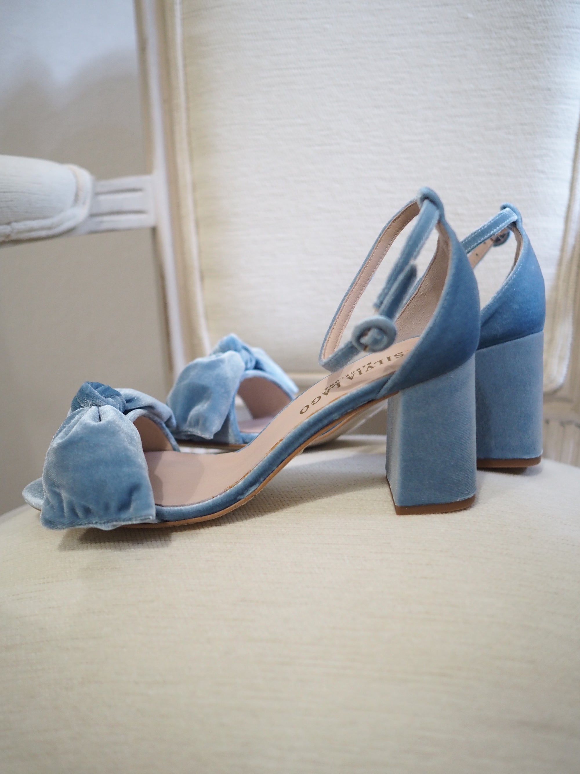 Lady Allet sandals 70mm parisian velvet - The Archive