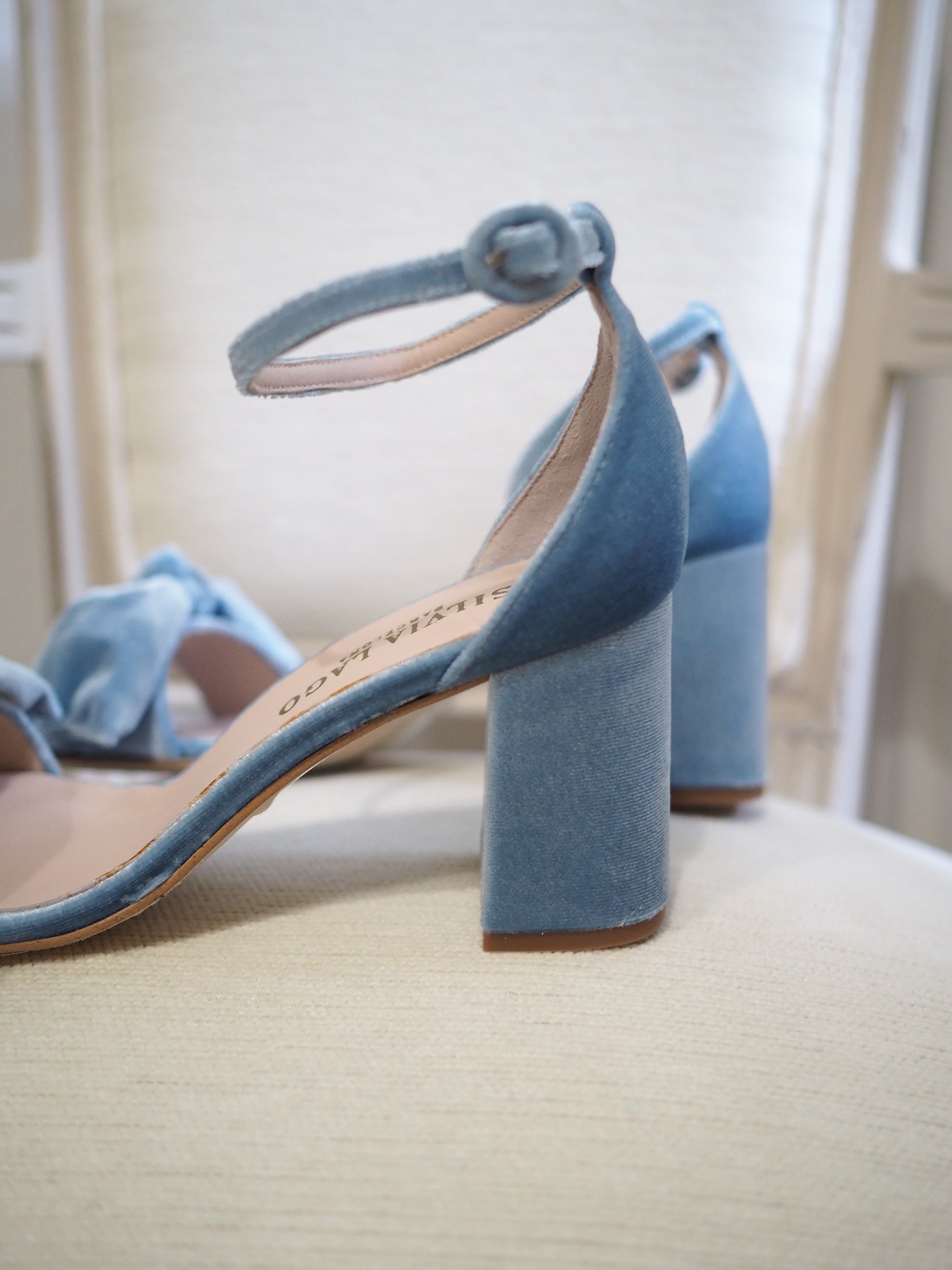 Lady Allet sandals 70mm parisian velvet - The Archive