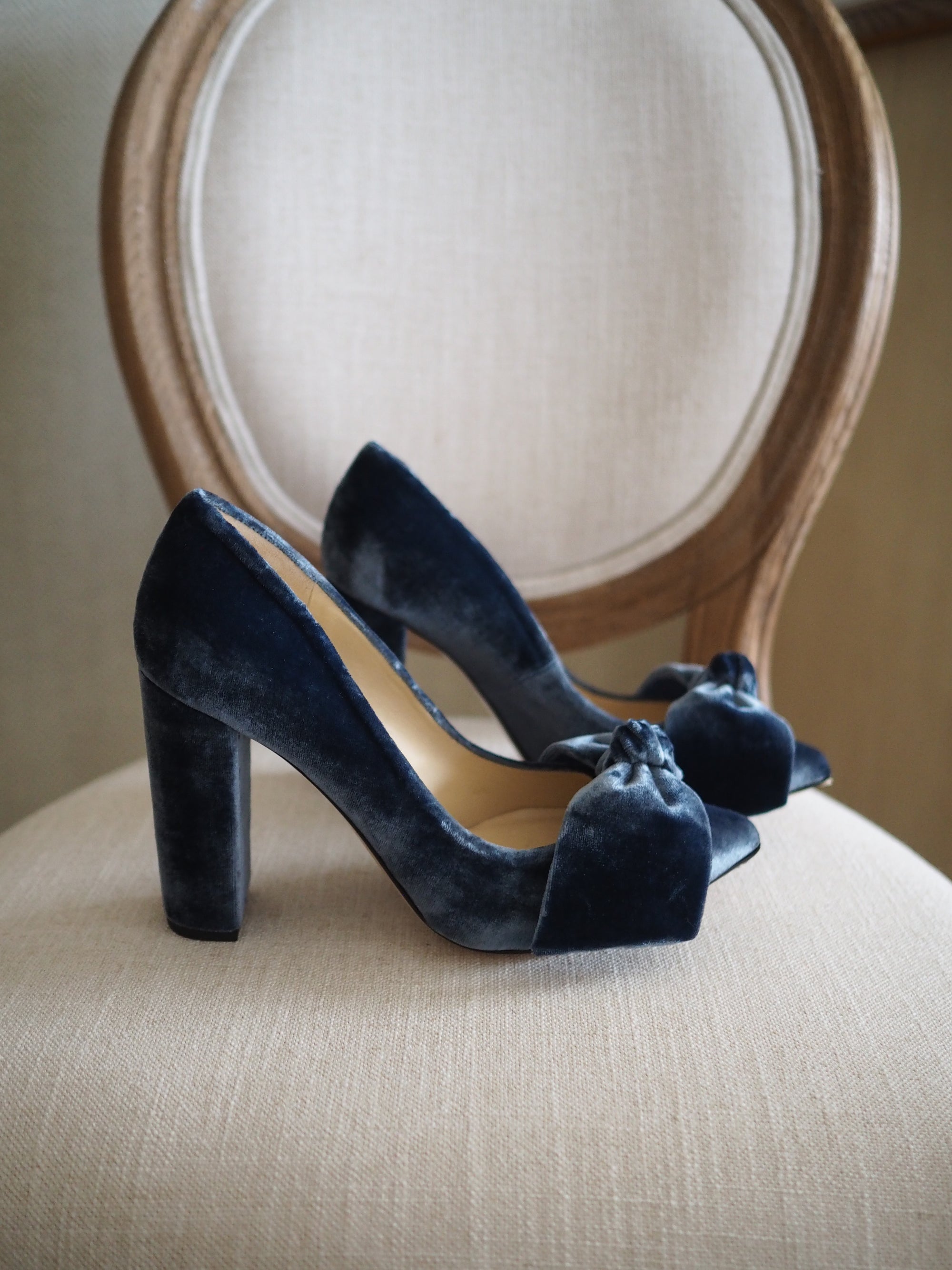 Violeta pumps 100mm midnight velvet