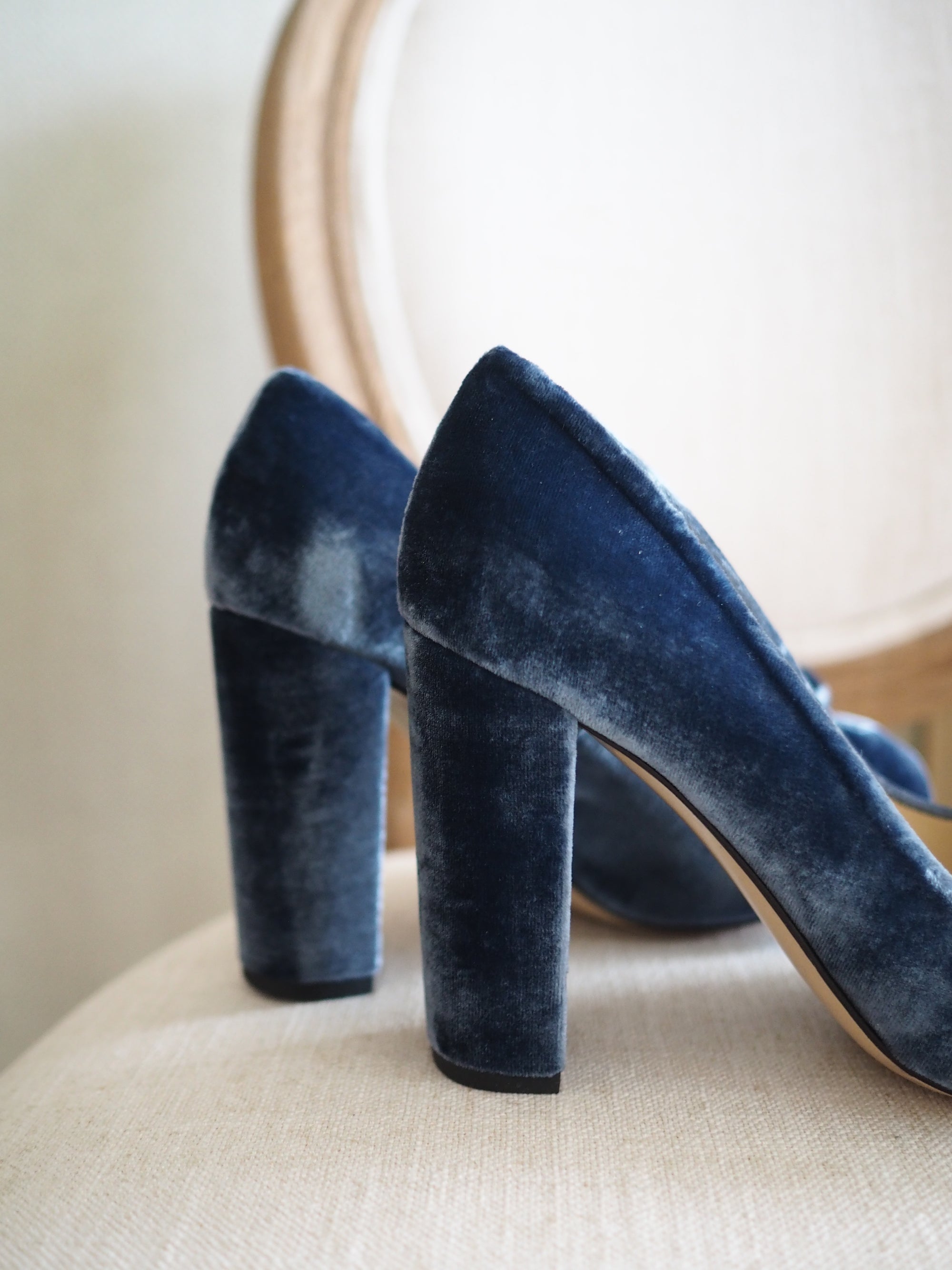 Violeta pumps 100mm midnight velvet