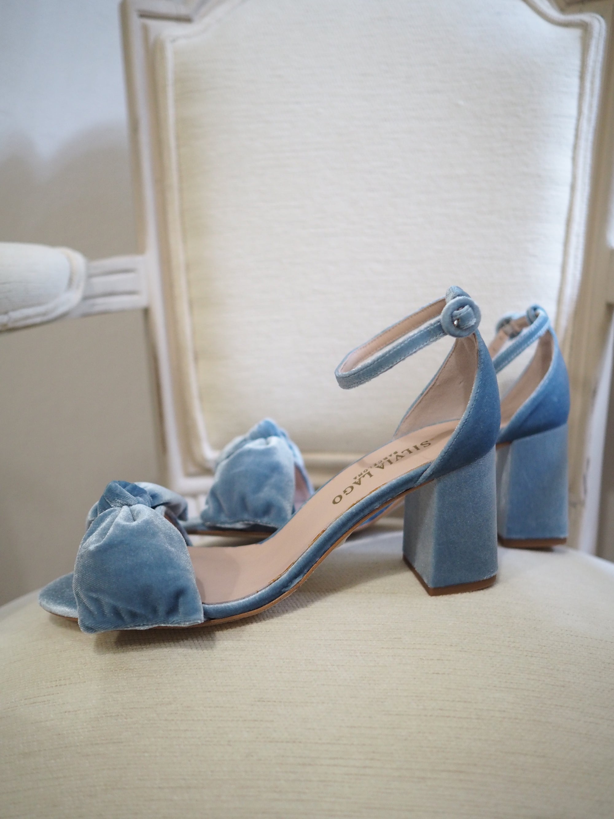 Lady Allet sandals 70mm parisian velvet - The Archive