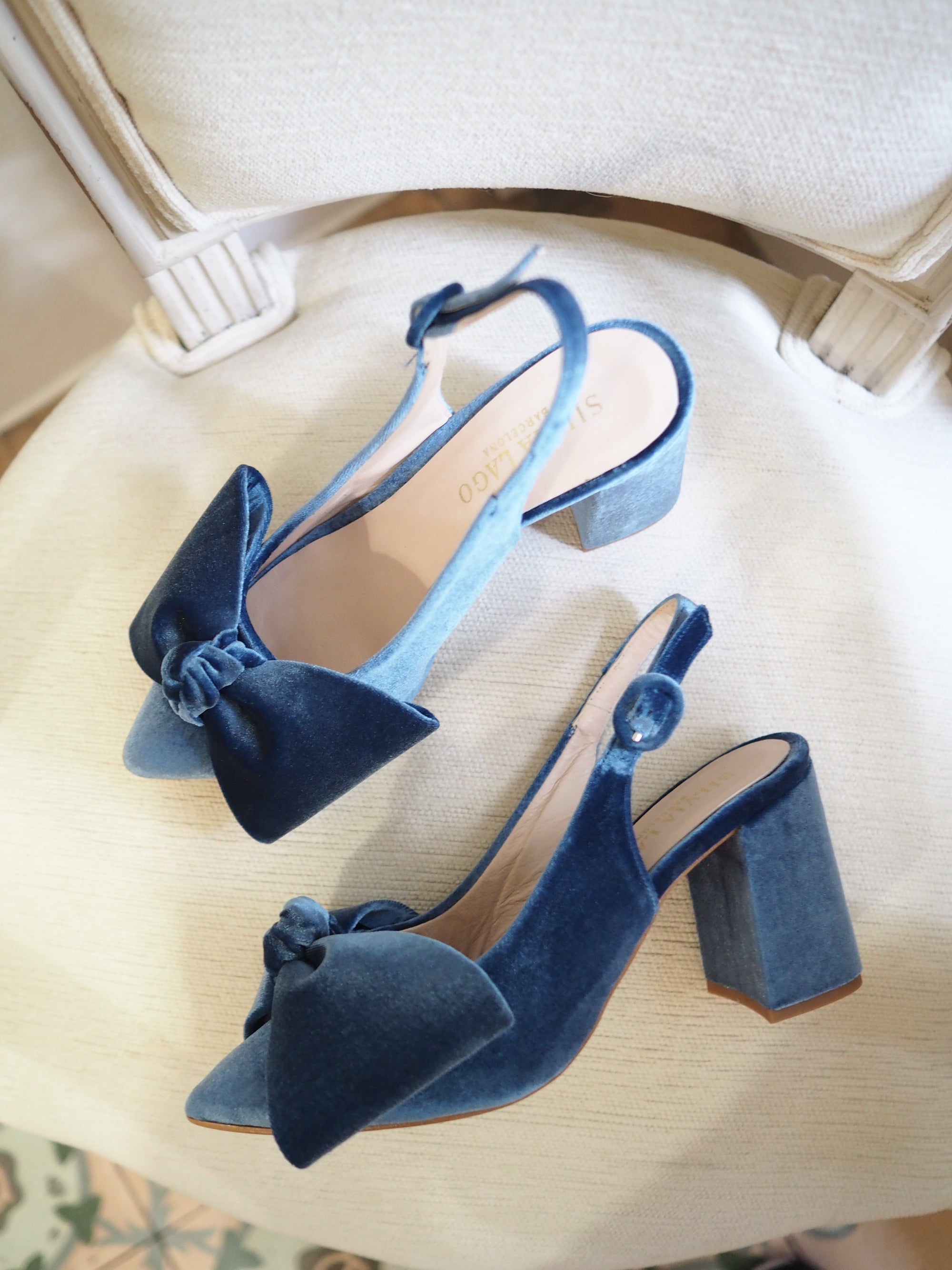 Lady Volanda pumps 80mm riviera velvet - The Archive
