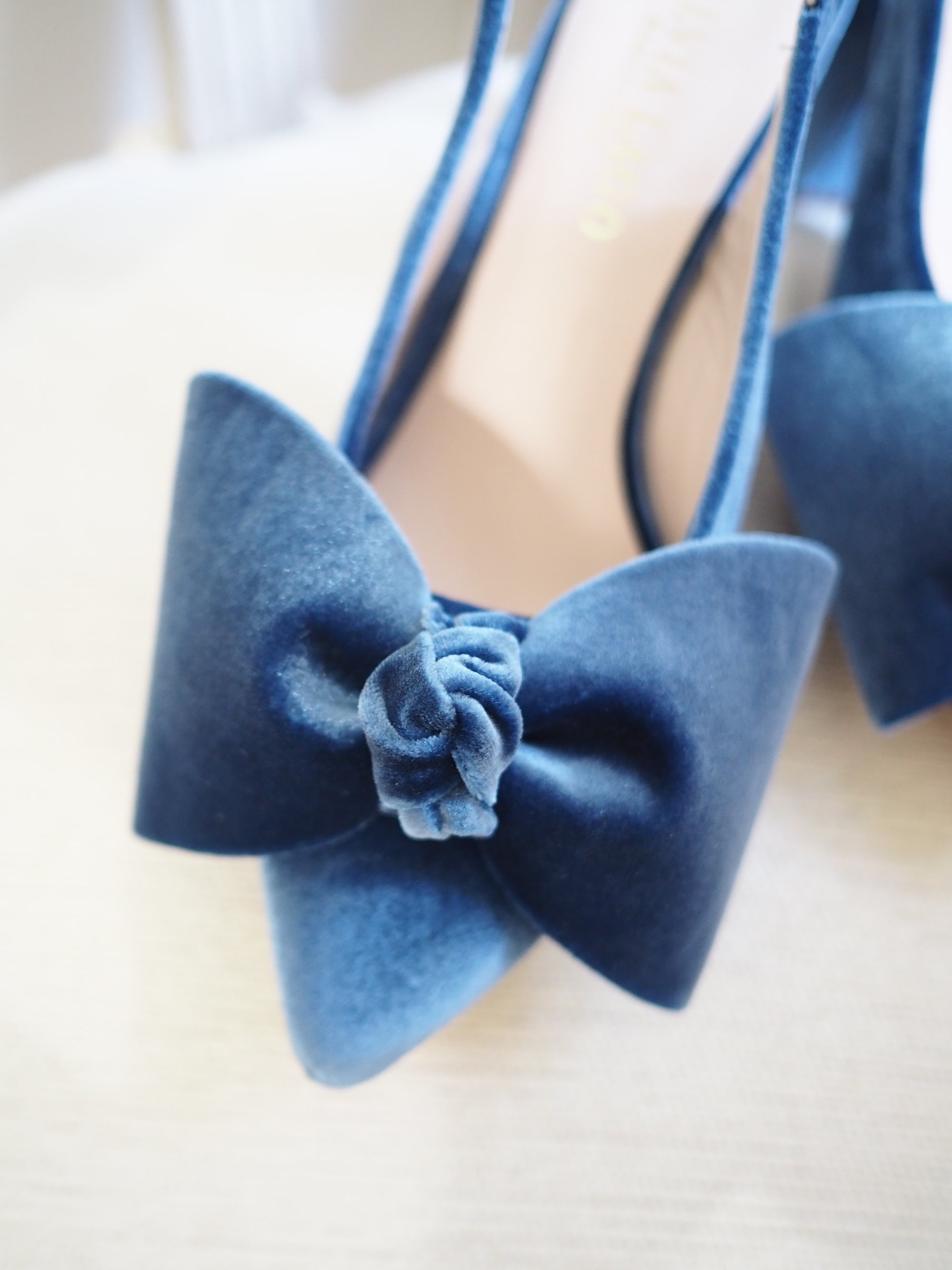 Lady Volanda pumps 80mm riviera velvet - The Archive