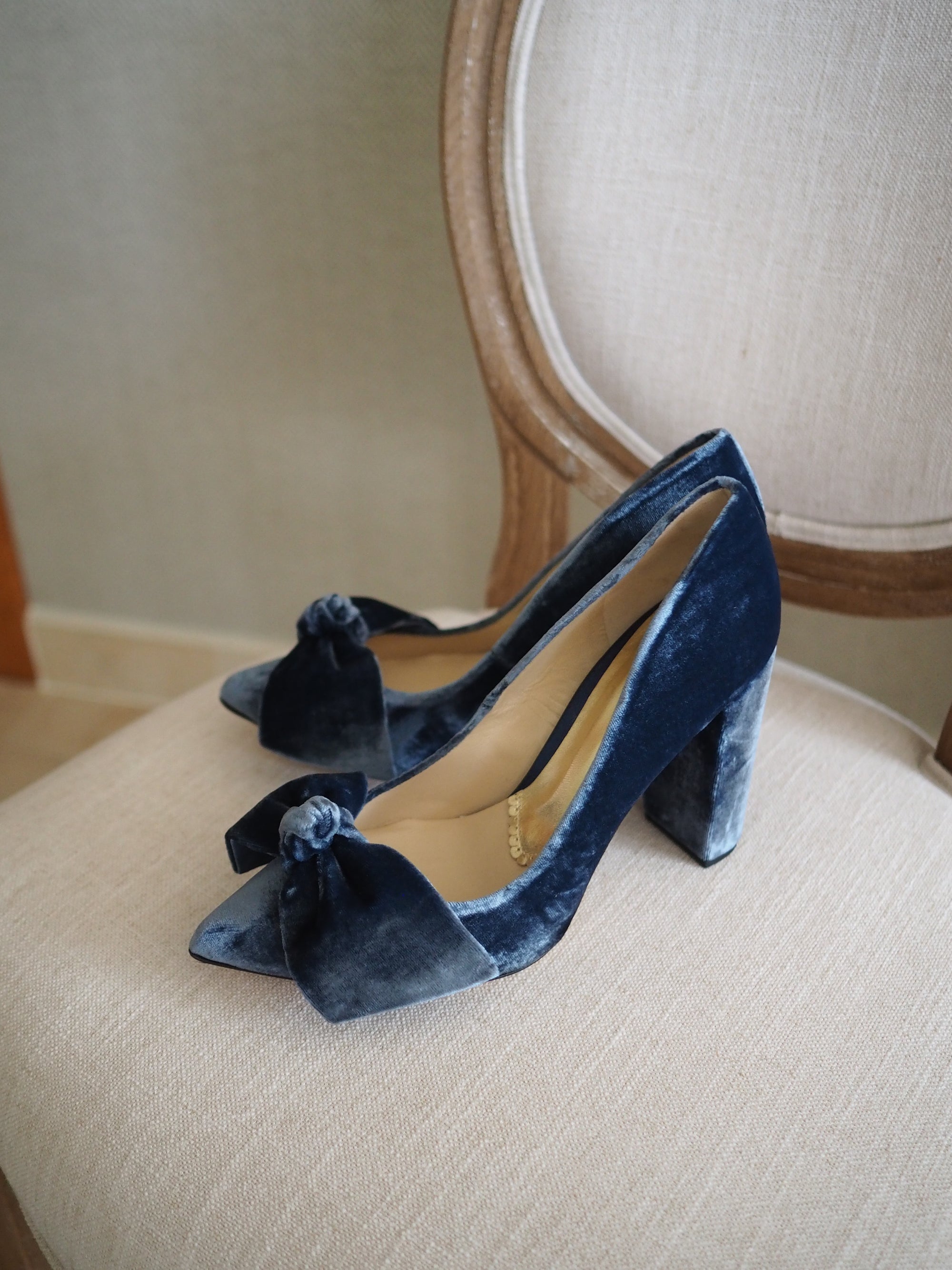 Violeta pumps 100mm midnight velvet