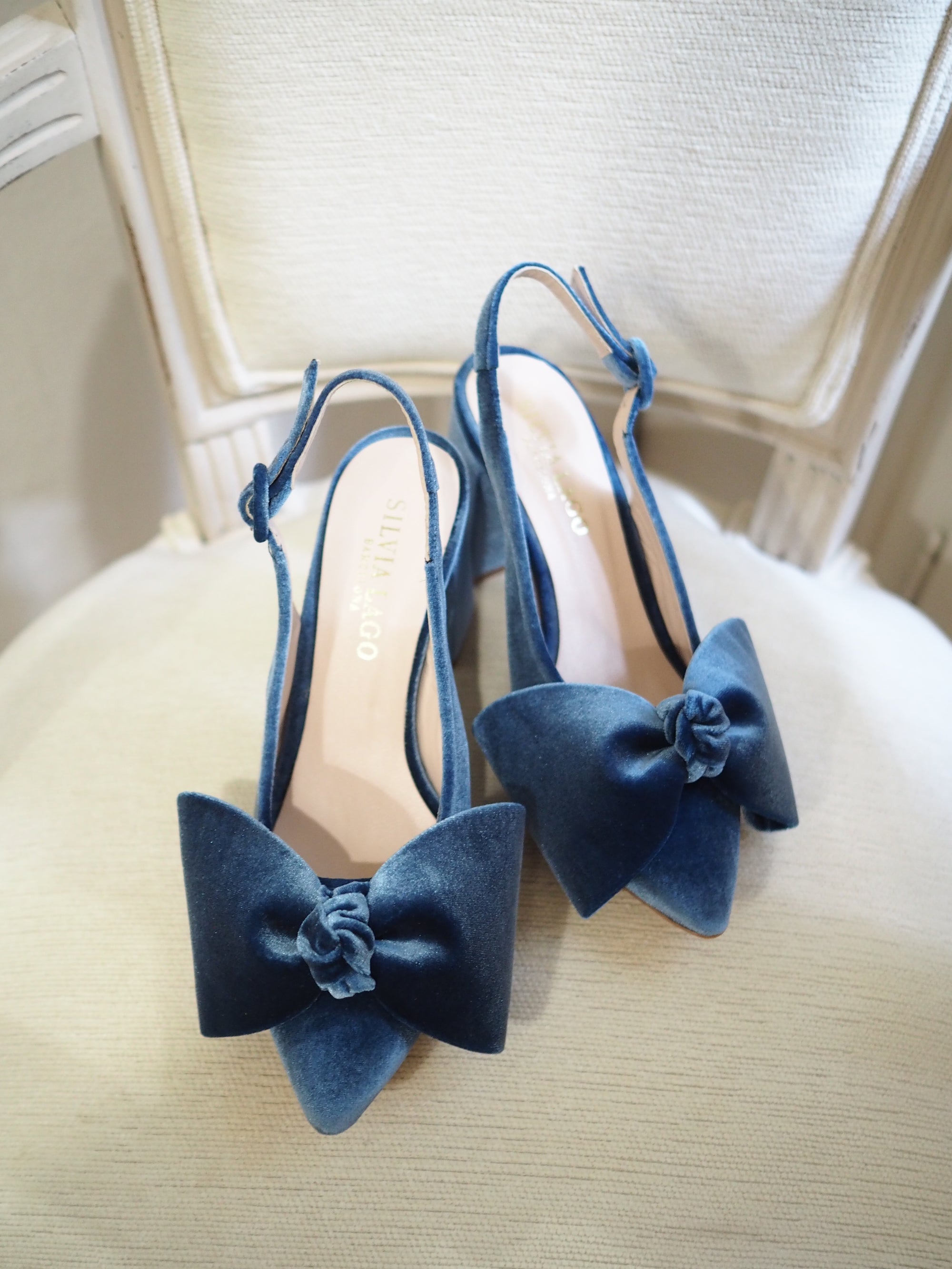 Lady Volanda pumps 80mm riviera velvet - The Archive