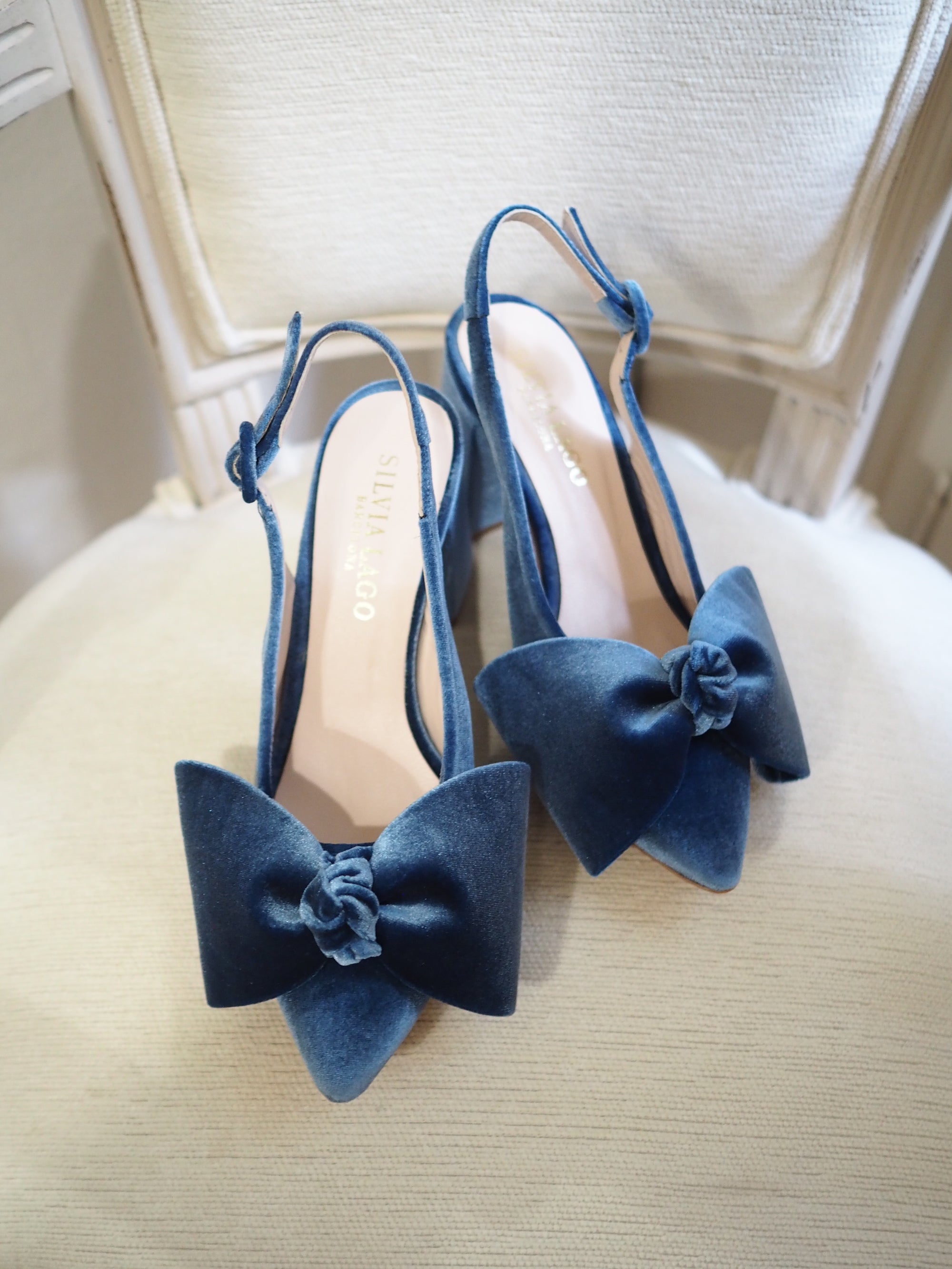 Lady Volanda pumps 80mm riviera velvet - The Archive