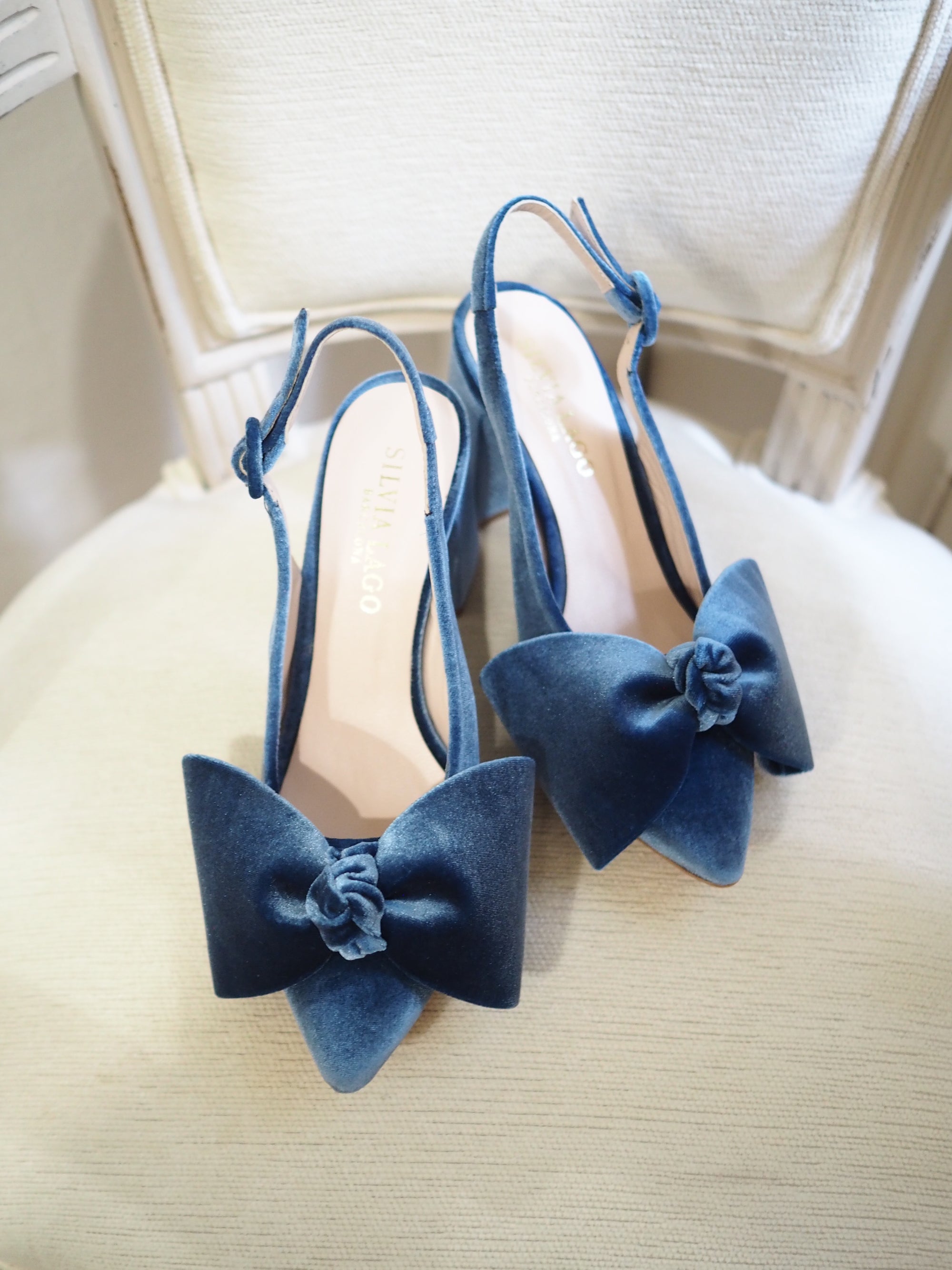 Lady Volanda pumps 80mm riviera velvet - The Archive