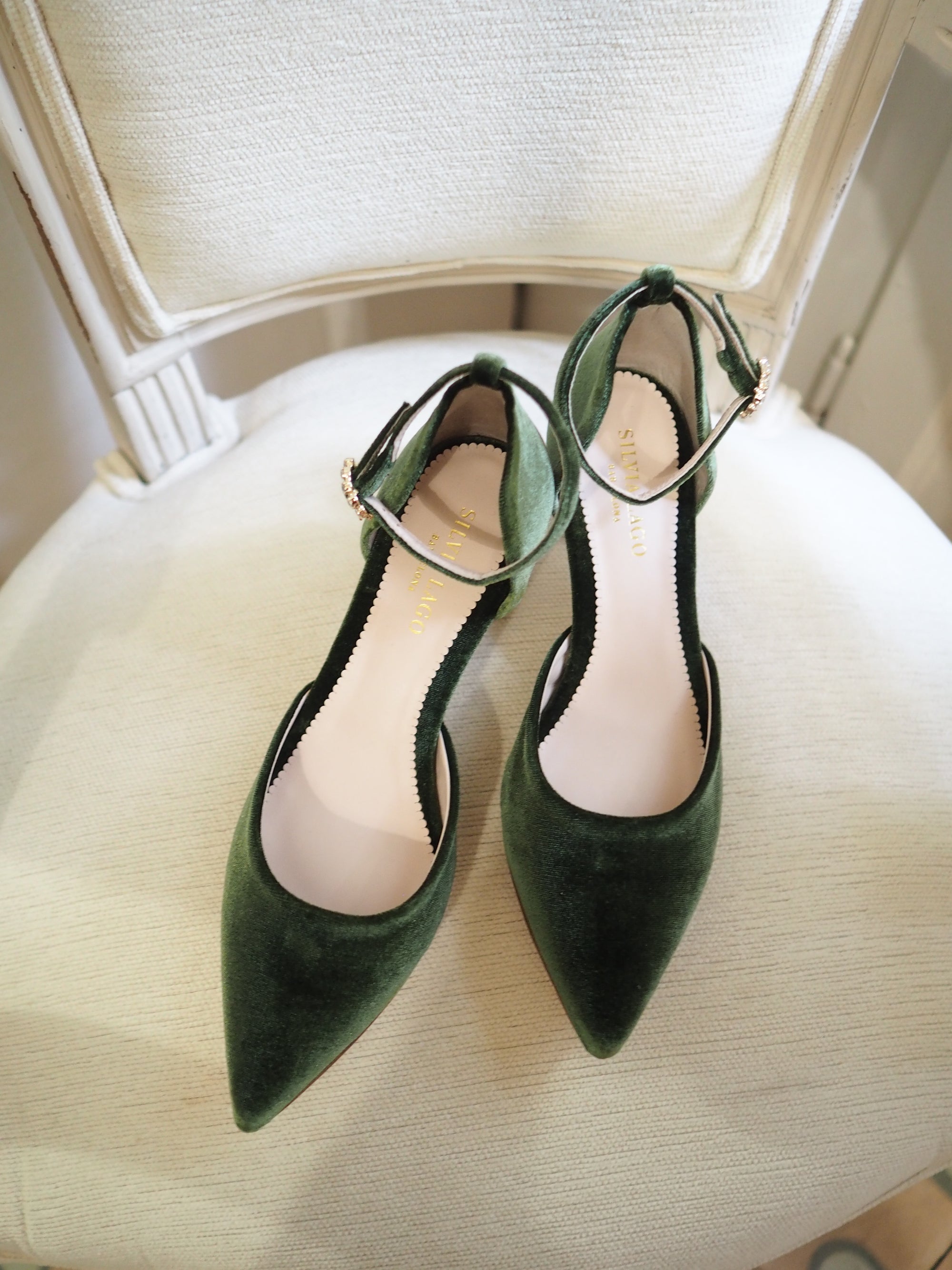 Lady Rossy pumps 65mm highland velvet - The Archive