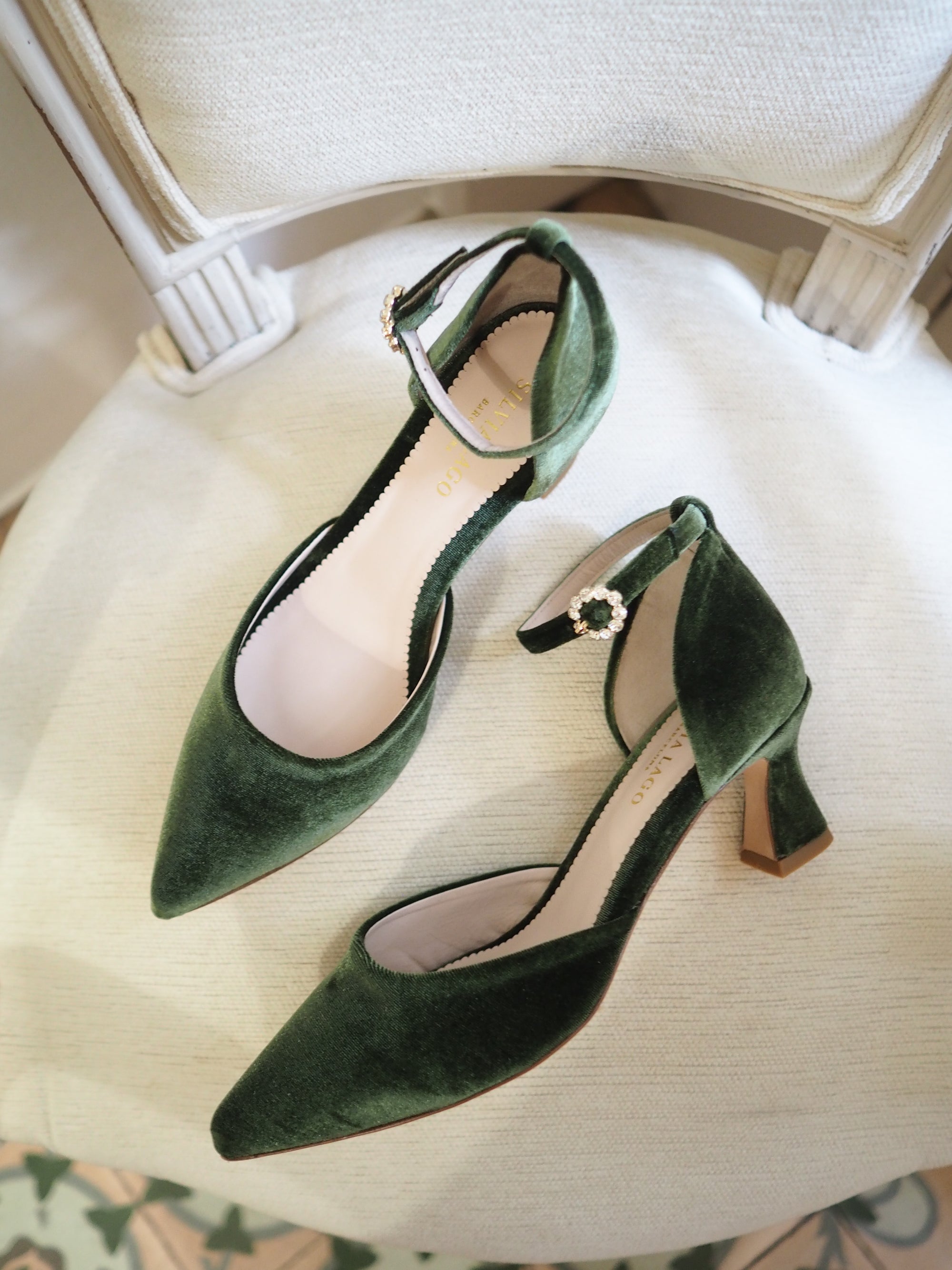 Lady Rossy pumps 65mm highland velvet - The Archive