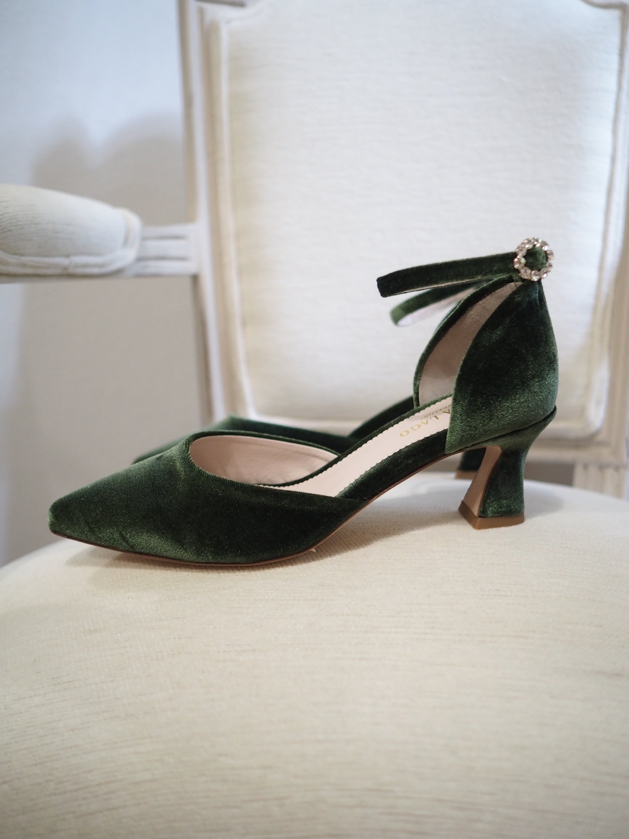 Lady Rossy pumps 65mm highland velvet - The Archive
