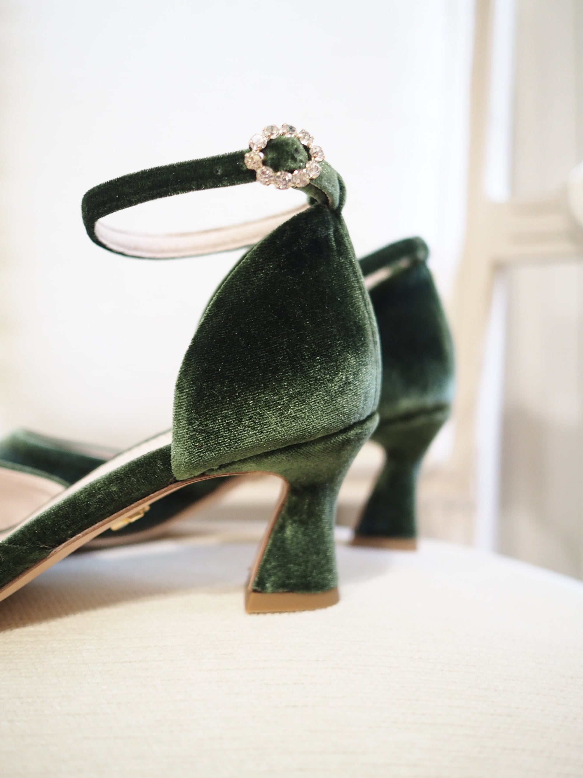 Lady Rossy pumps 65mm highland velvet - The Archive