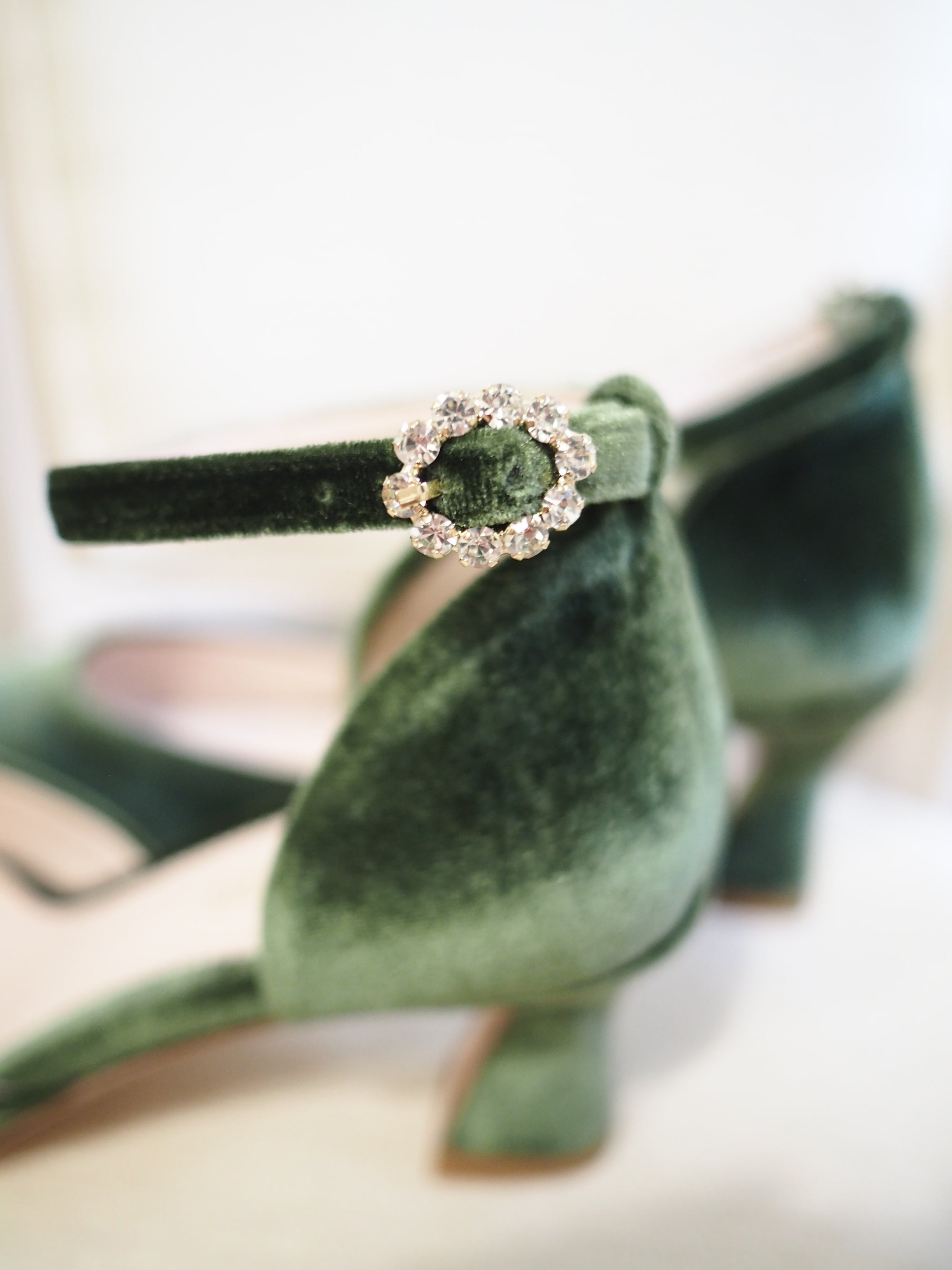 Lady Rossy pumps 65mm highland velvet - The Archive