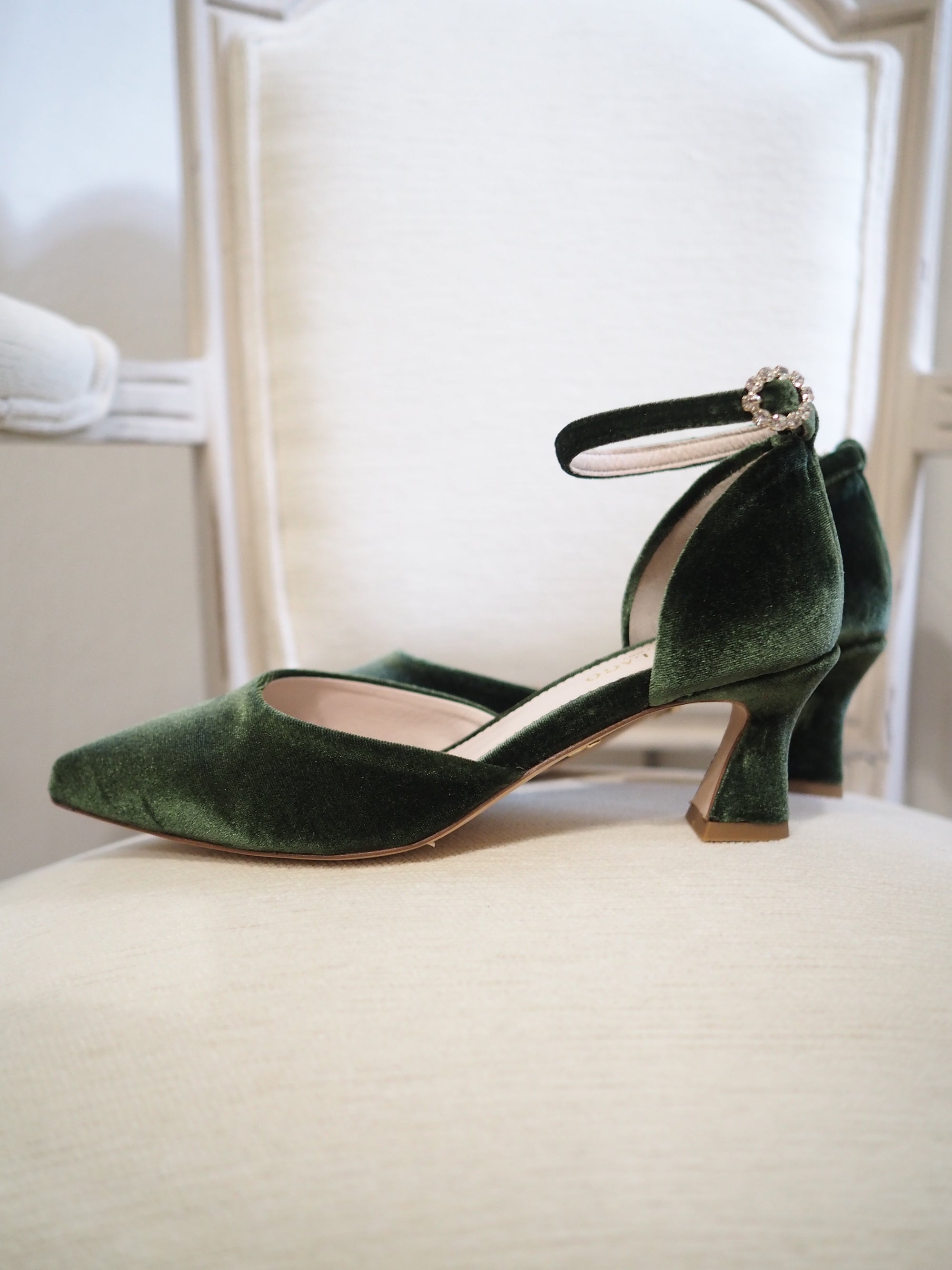 Lady Rossy pumps 65mm highland velvet - The Archive