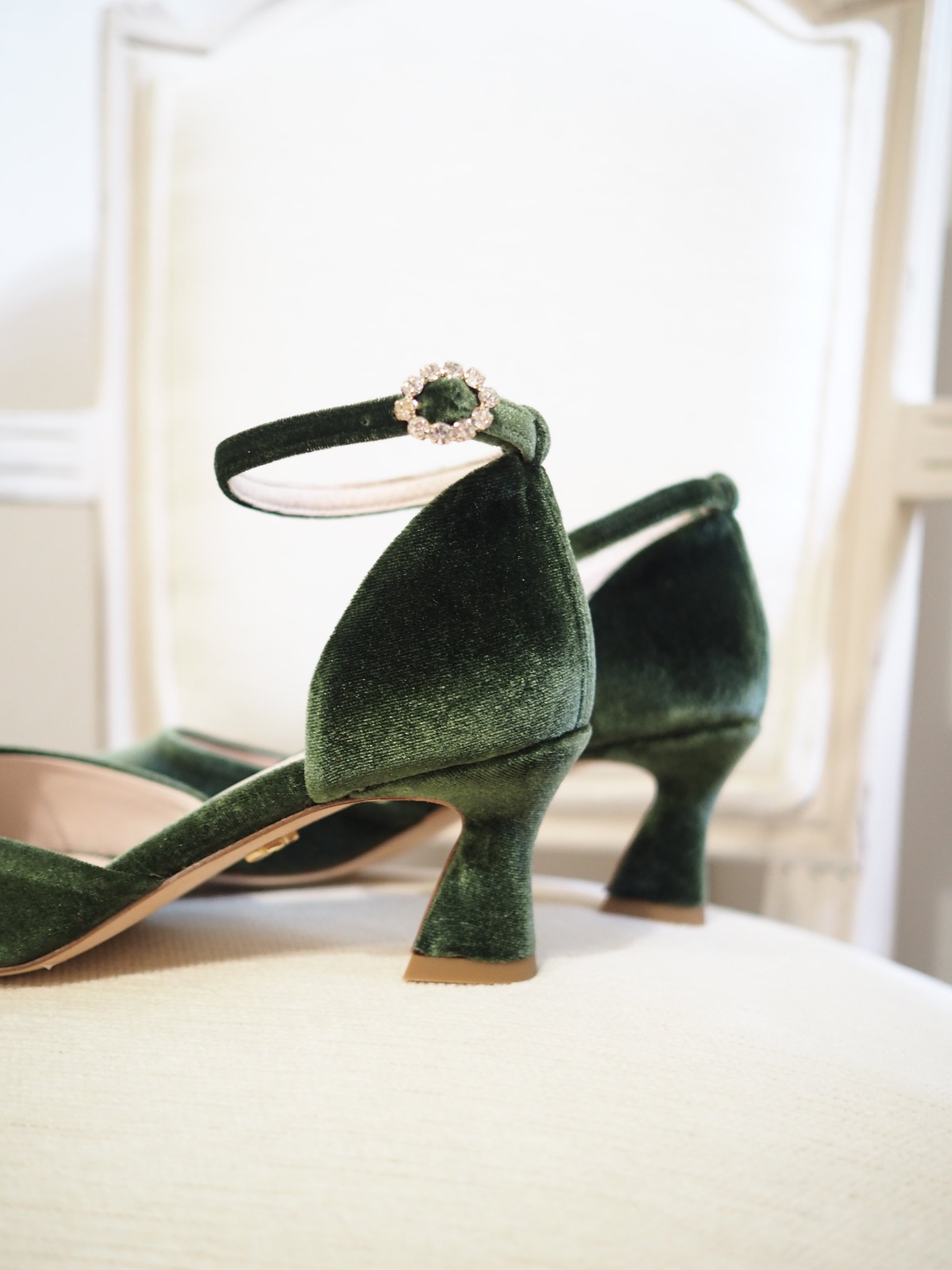 Lady Rossy pumps 65mm highland velvet - The Archive