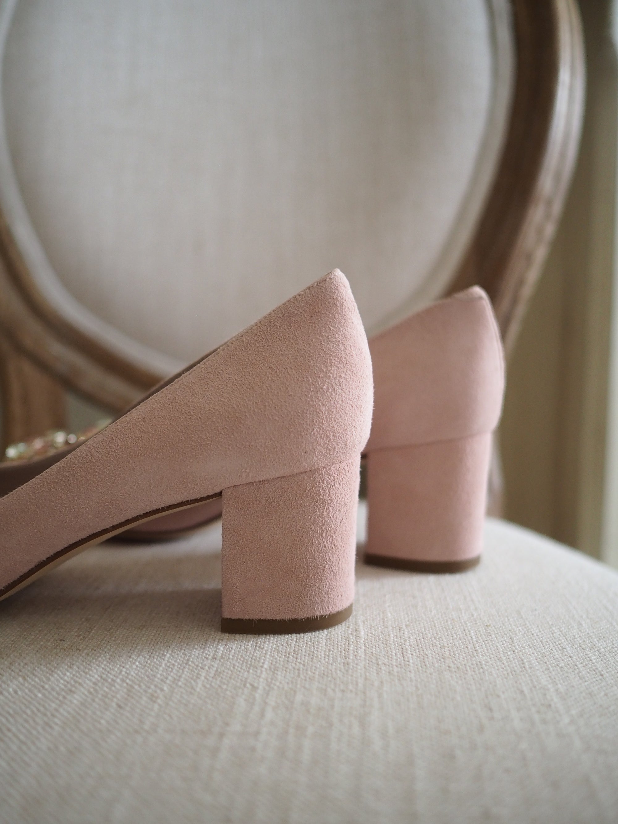 Audrey pumps 50mm peony suede