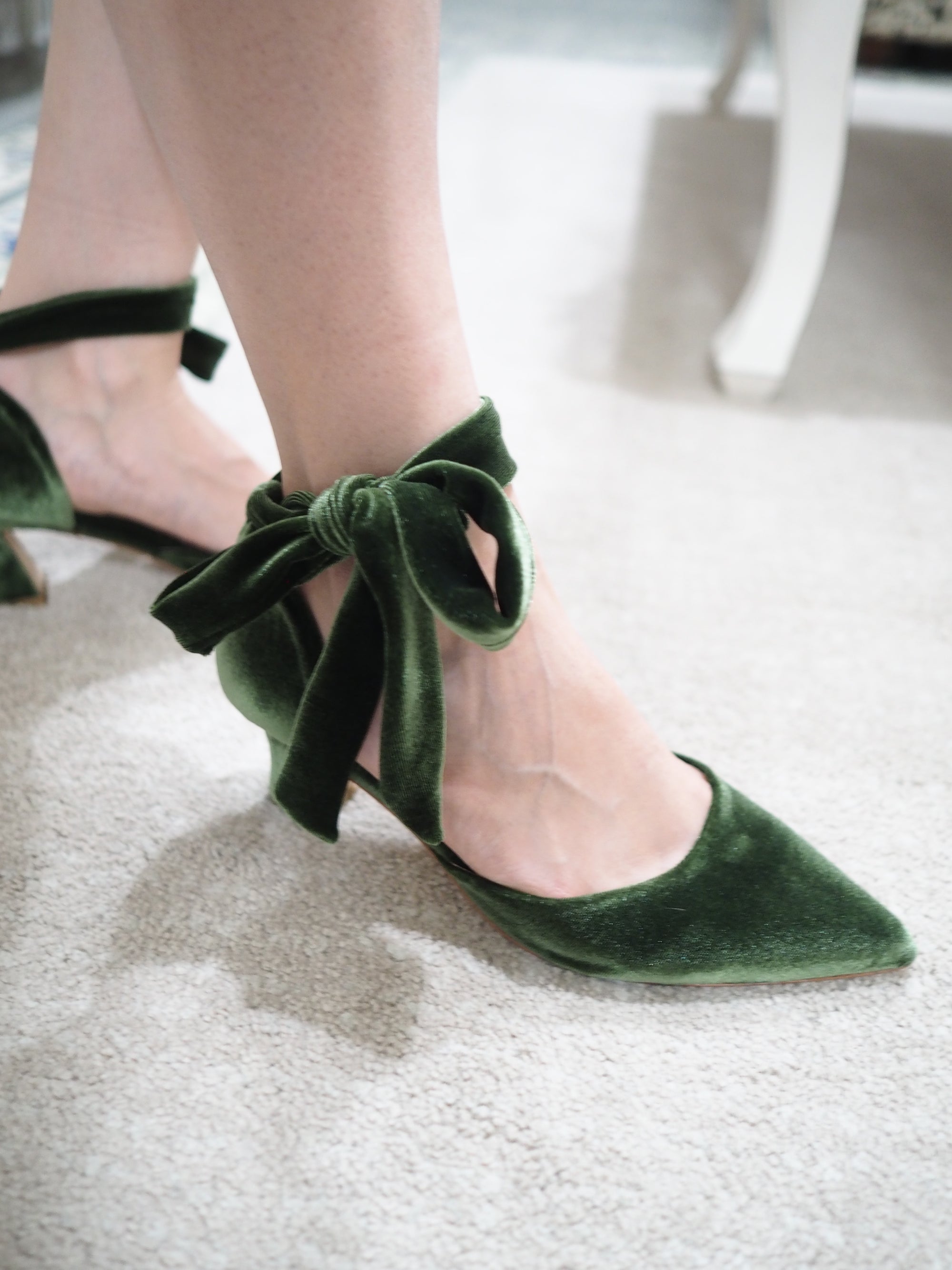 Lady Rossy pumps 65mm highland velvet - The Archive