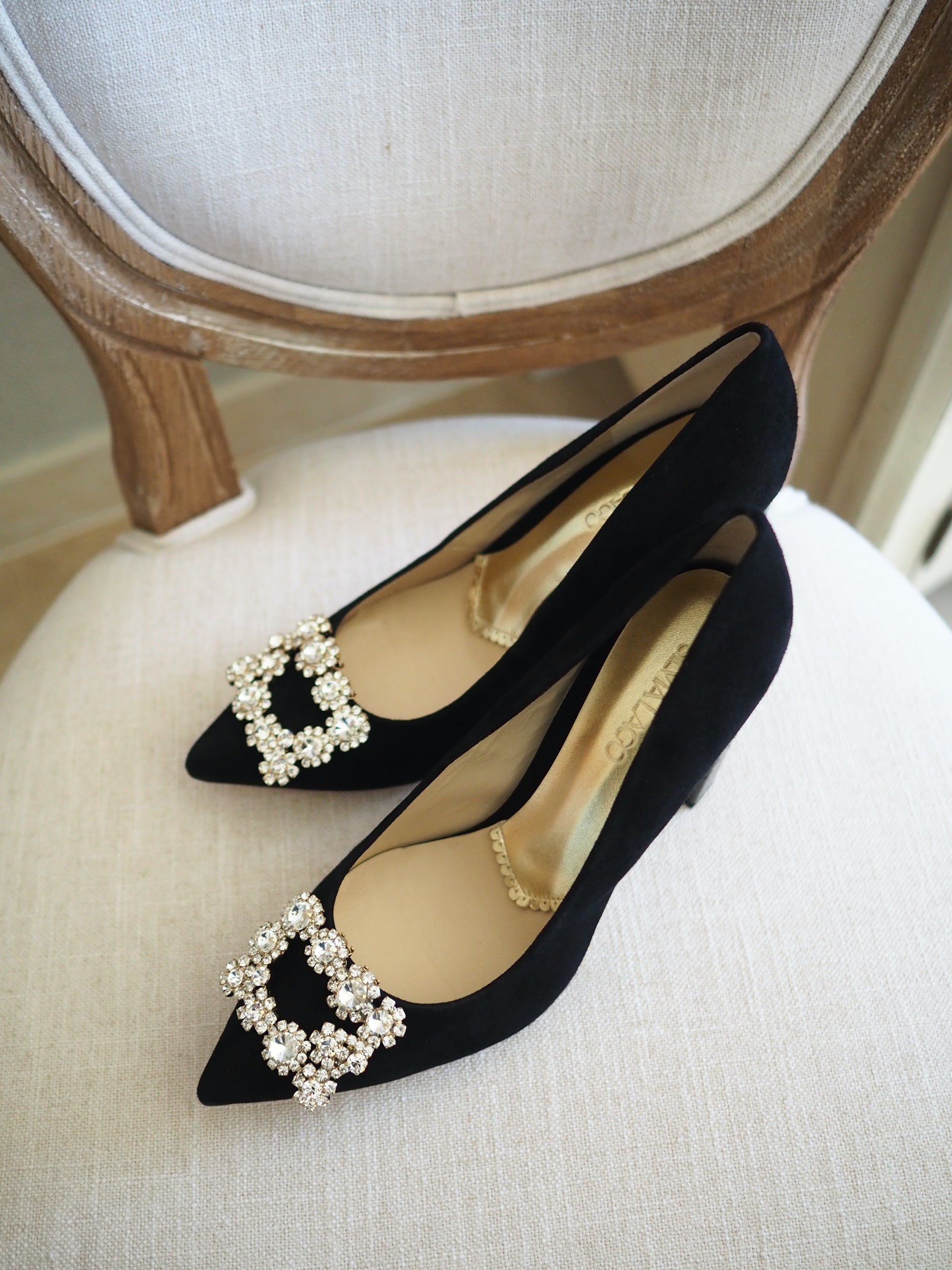 Audrey pumps 100mm black suede