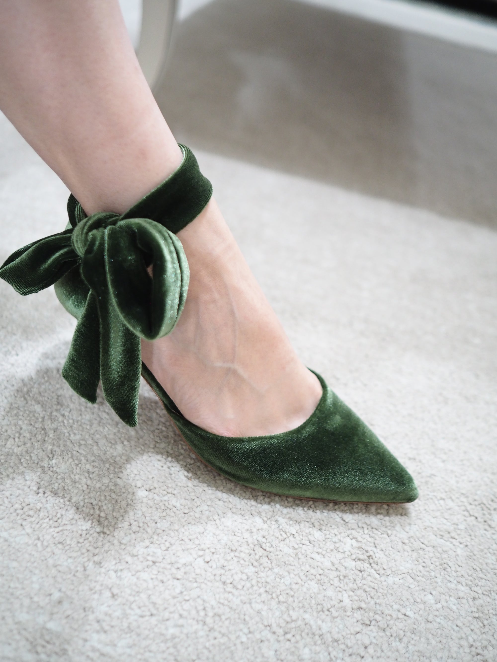 Lady Rossy pumps 65mm highland velvet - The Archive