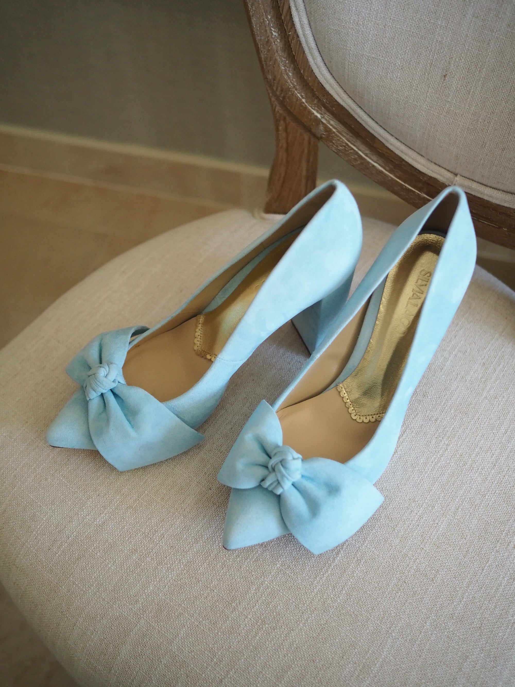 Violeta pumps 100mm turquoise suede