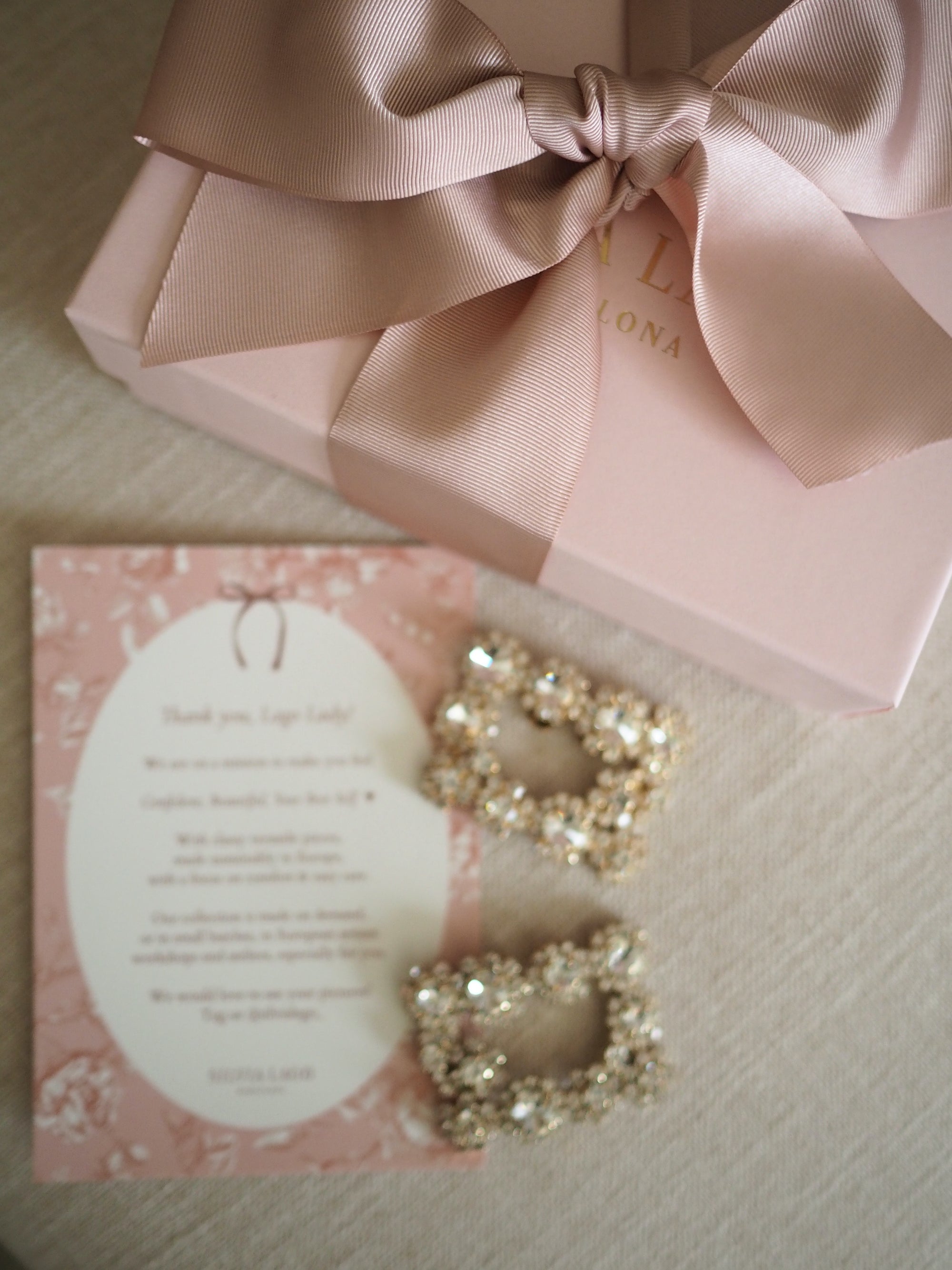 Amelie shoe clips crystal