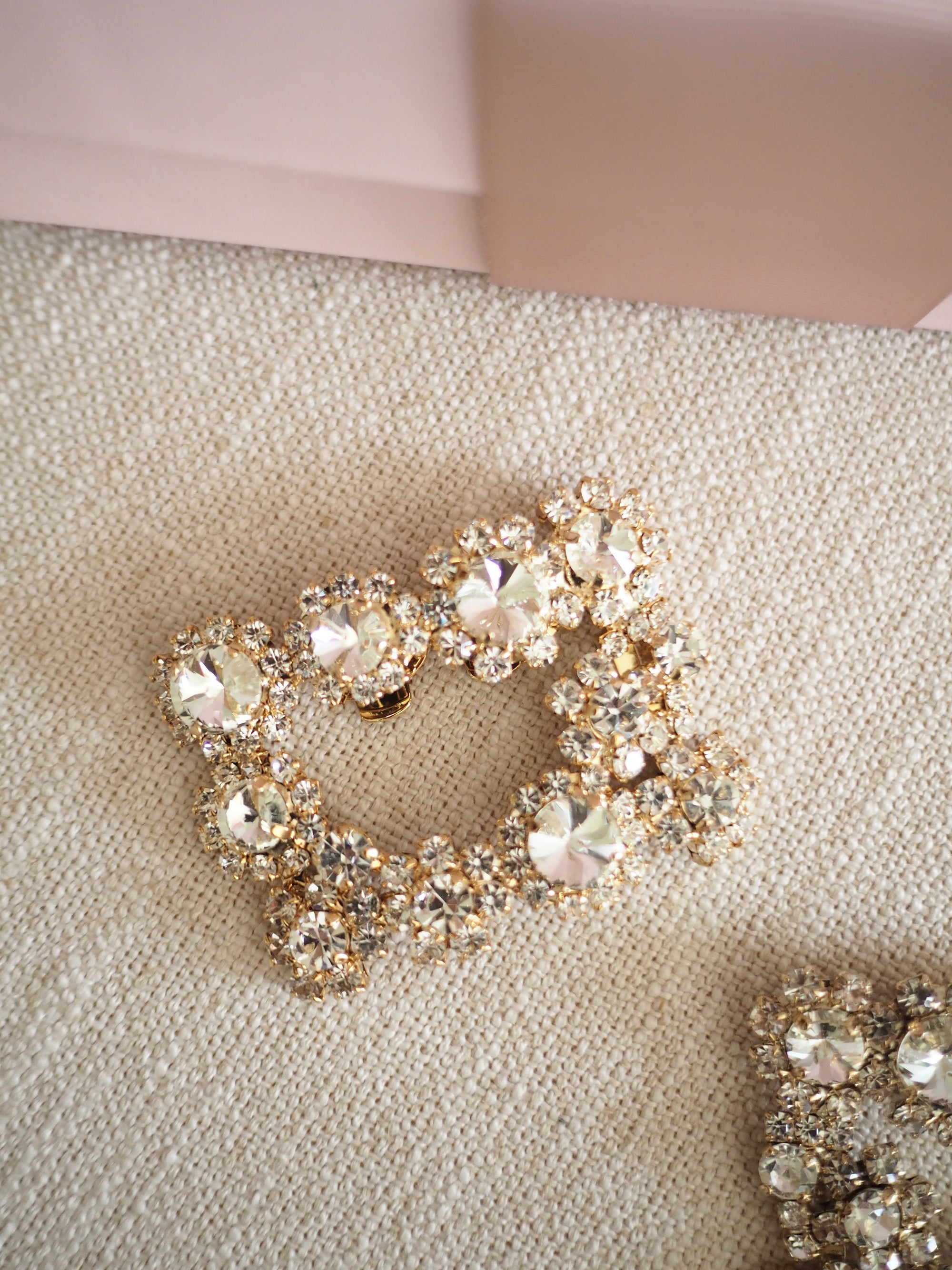 Amelie shoe clips crystal