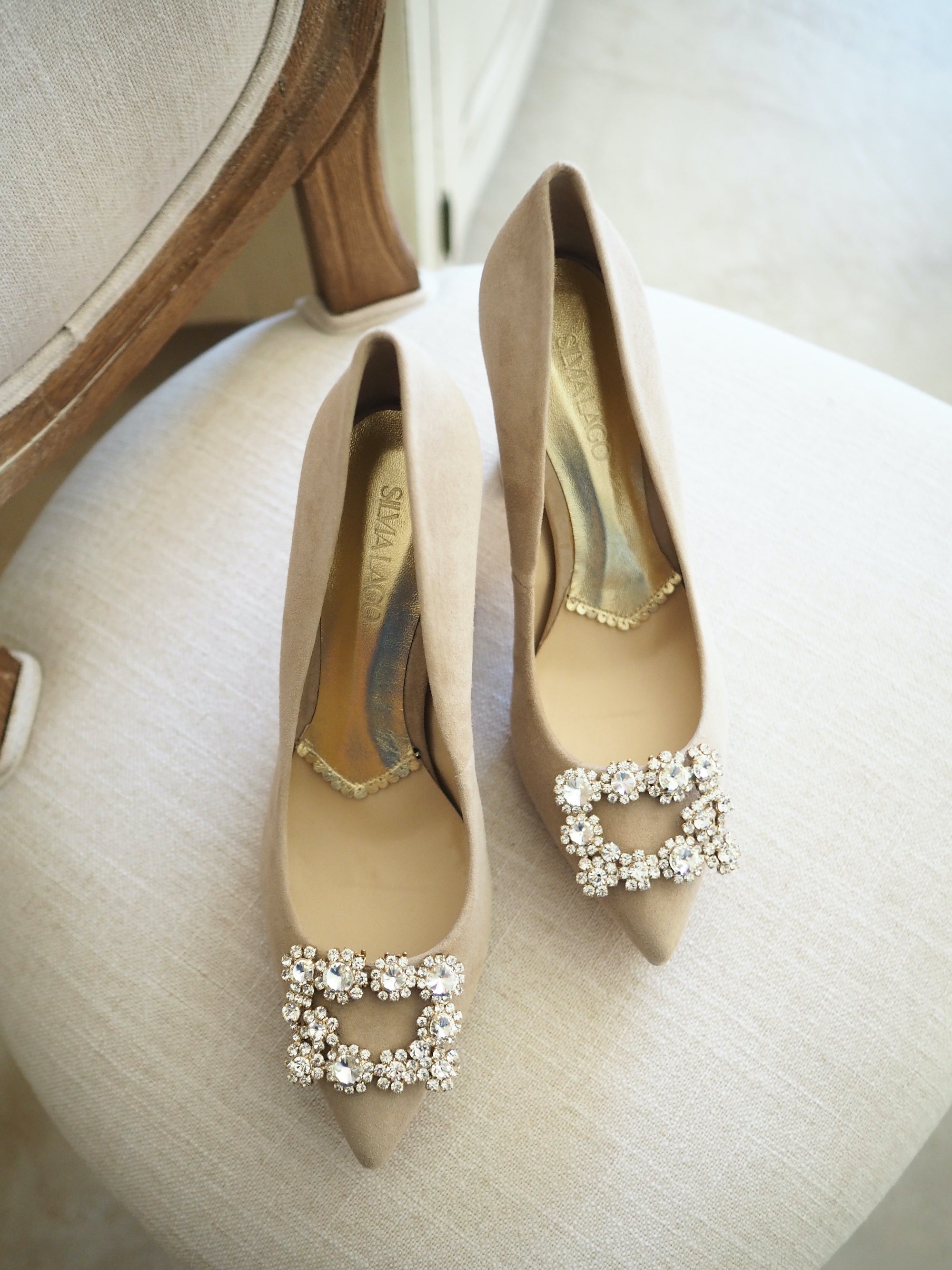 Audrey pumps 100mm latte suede