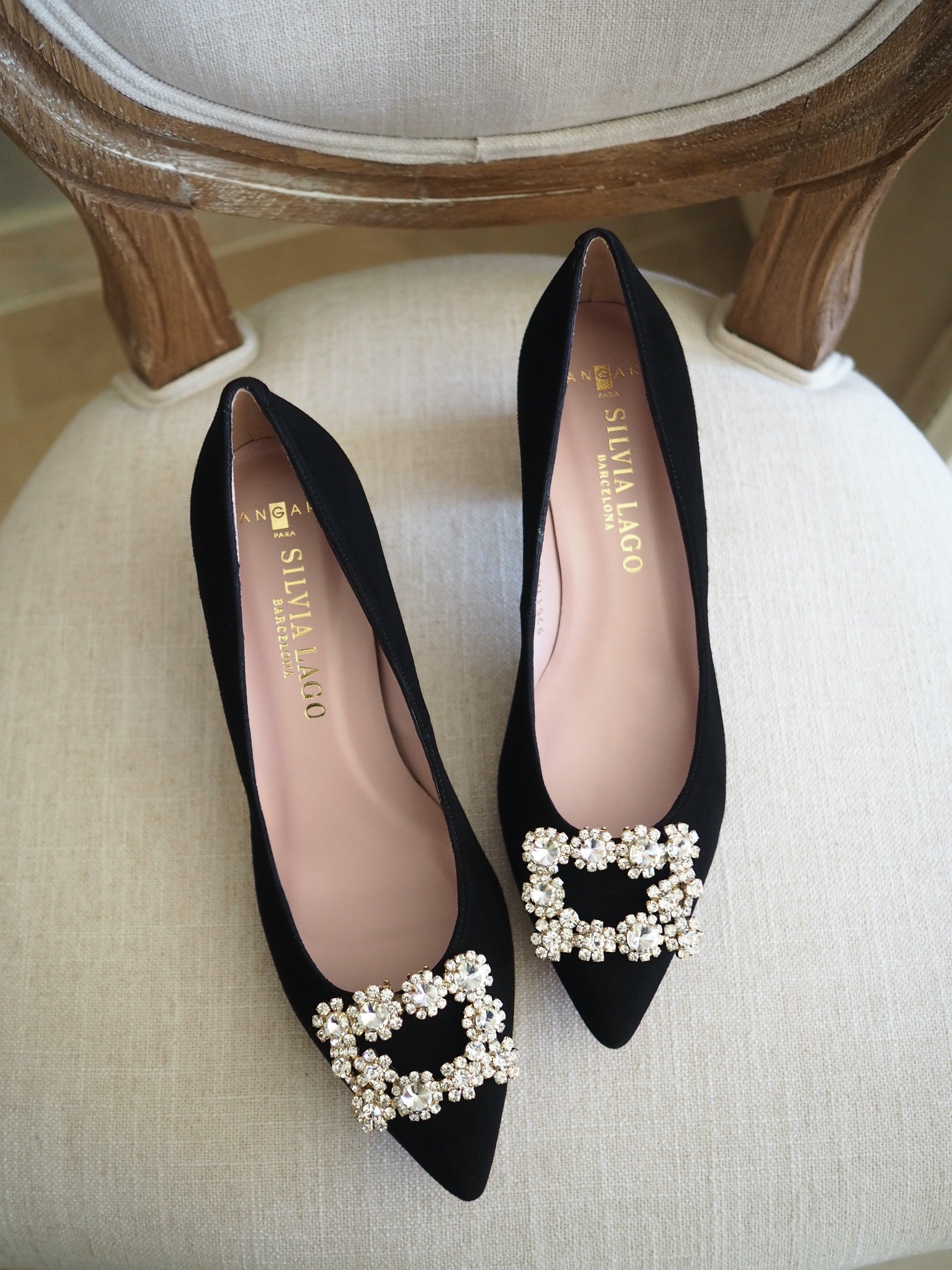 Audrey pumps 50mm black suede