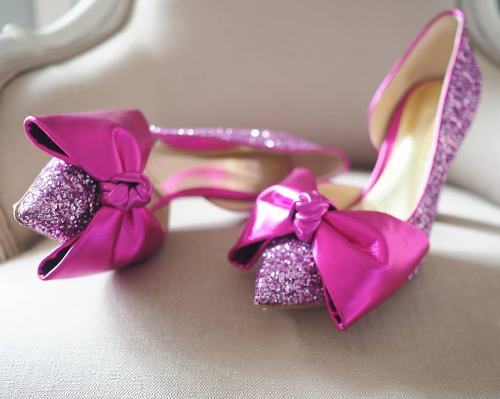 Lady Valentina pumps 100mm fuchsia glitter - The Archive