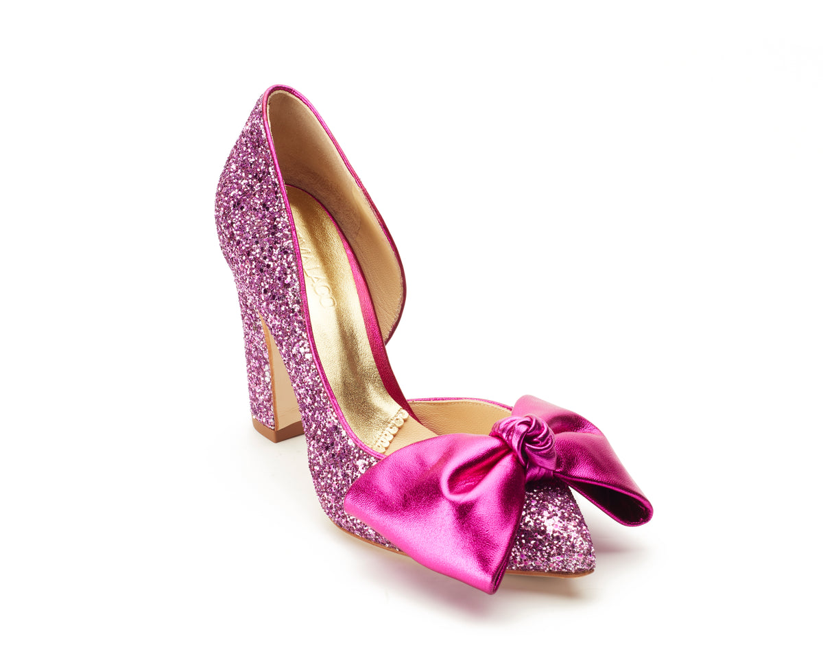 Lady Valentina pumps 100mm fuchsia glitter - The Archive
