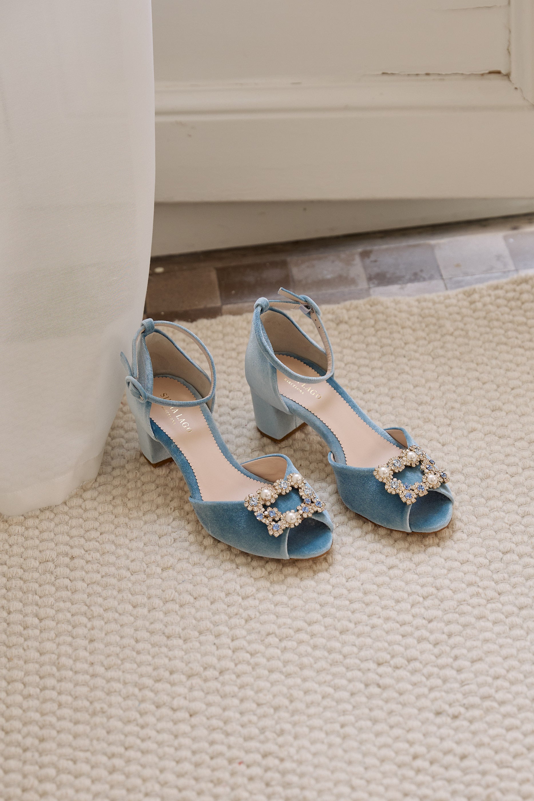Lady Camille sandals 50mm parisian velvet