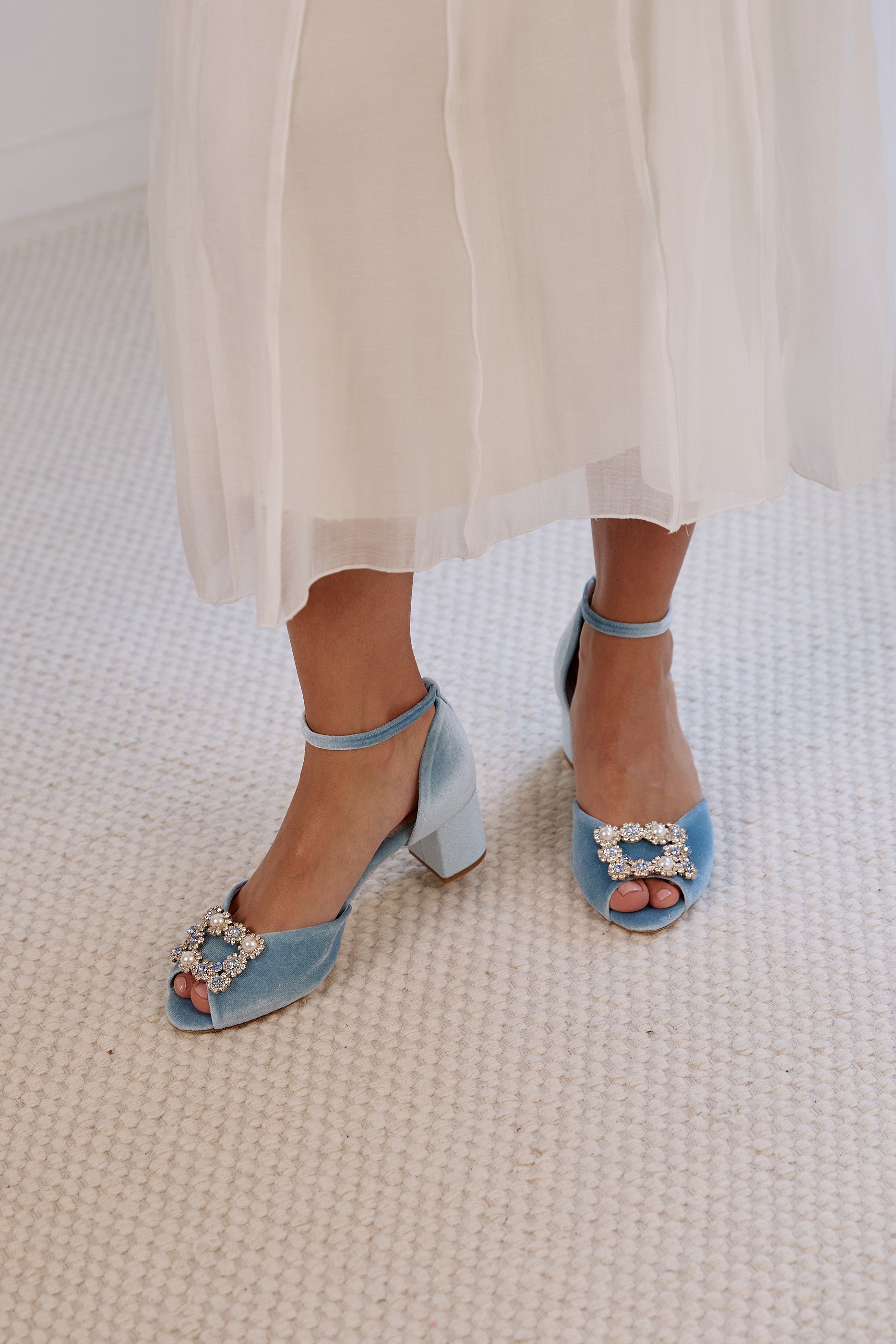 Lady Camille sandals 50mm parisian velvet