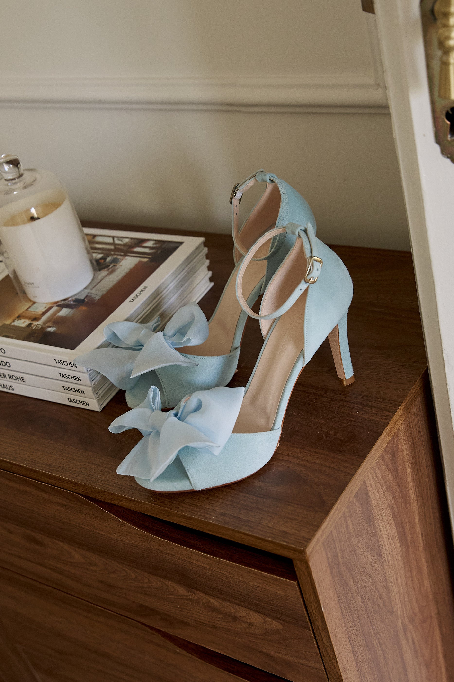 Lady Helena sandals 85mm venice suede