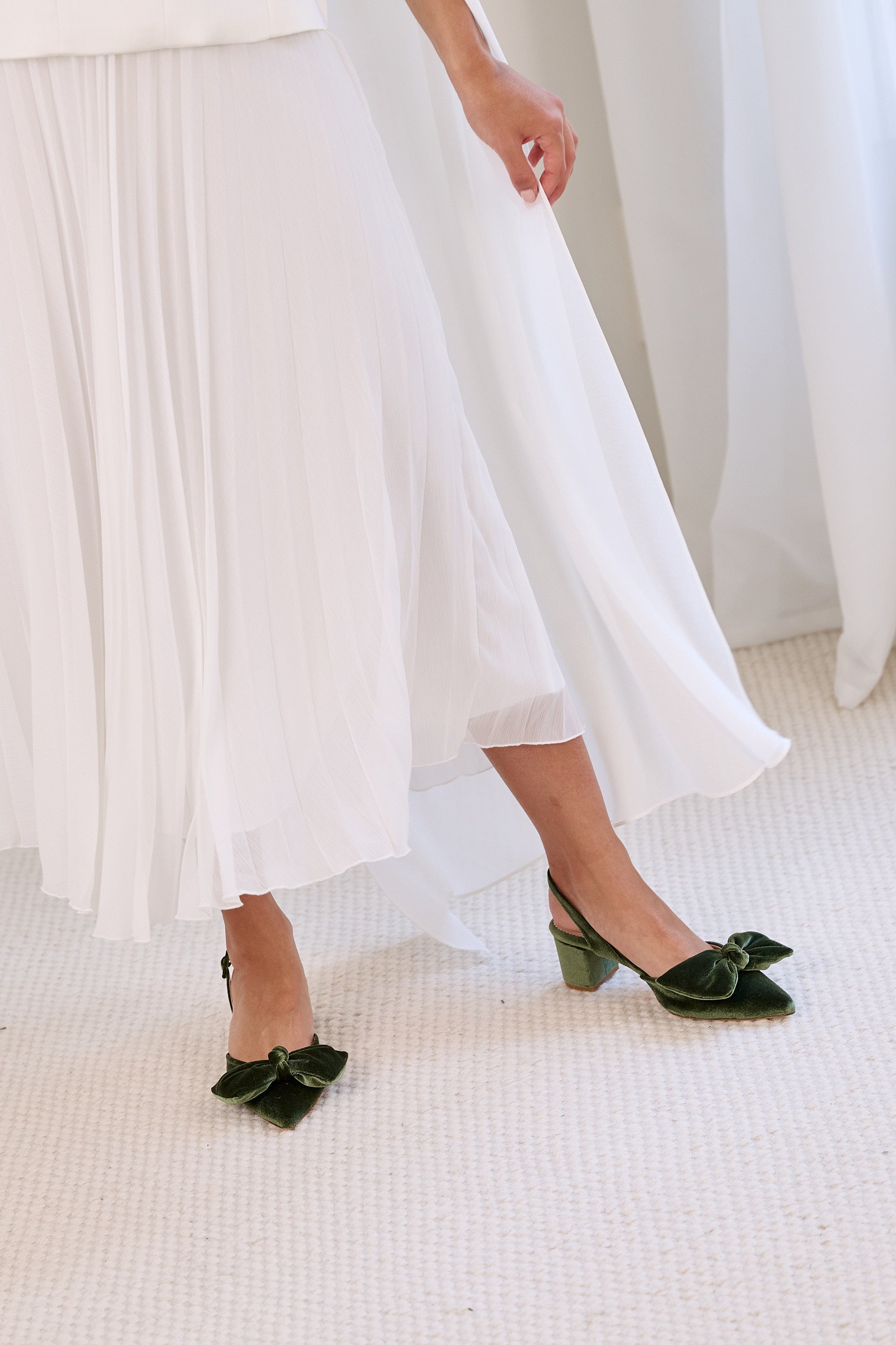 Lady Sienna pumps 50mm highland velvet