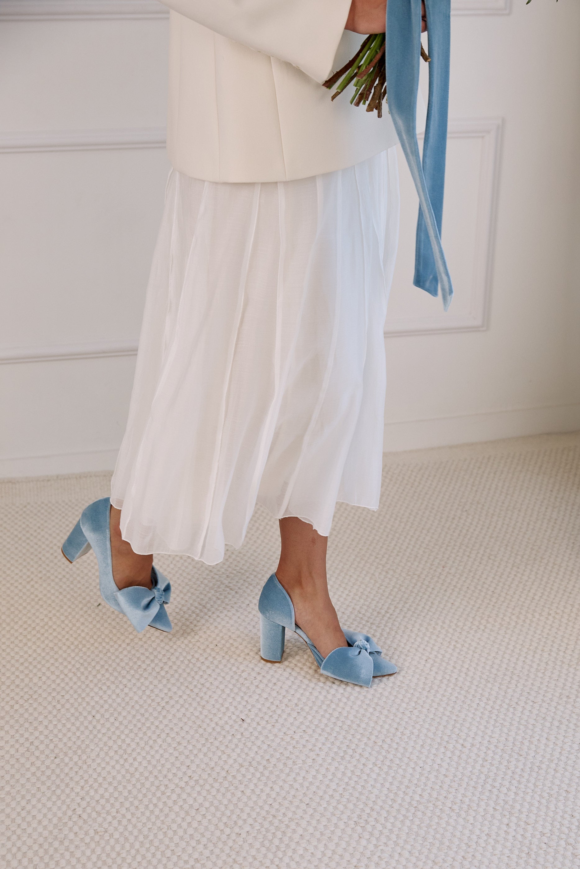 Lady Valentina pumps 85mm parisian velvet