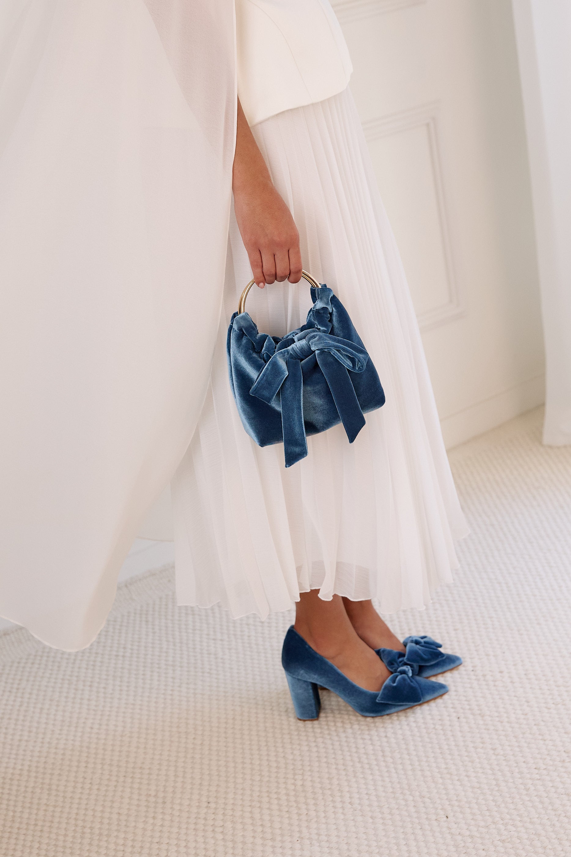 Lady Victoria pumps 85mm riviera velvet